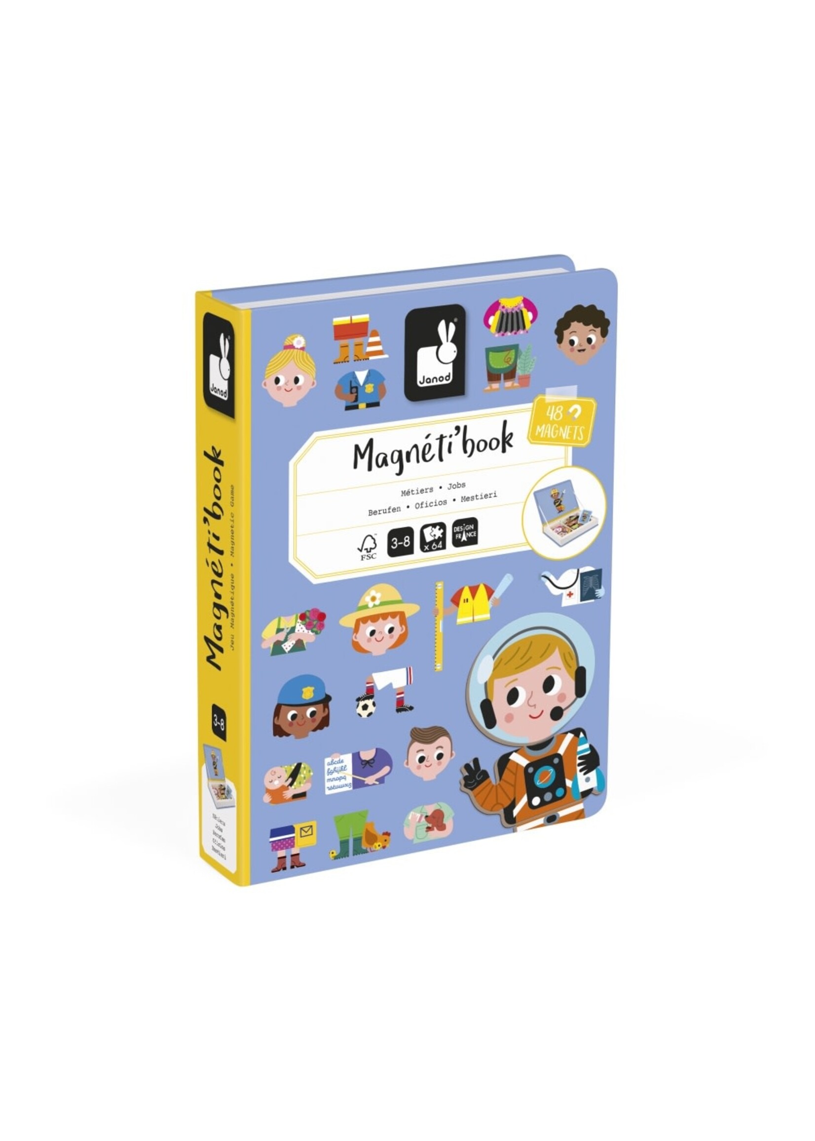 Janod Janod Magneetboek-Beroepen
