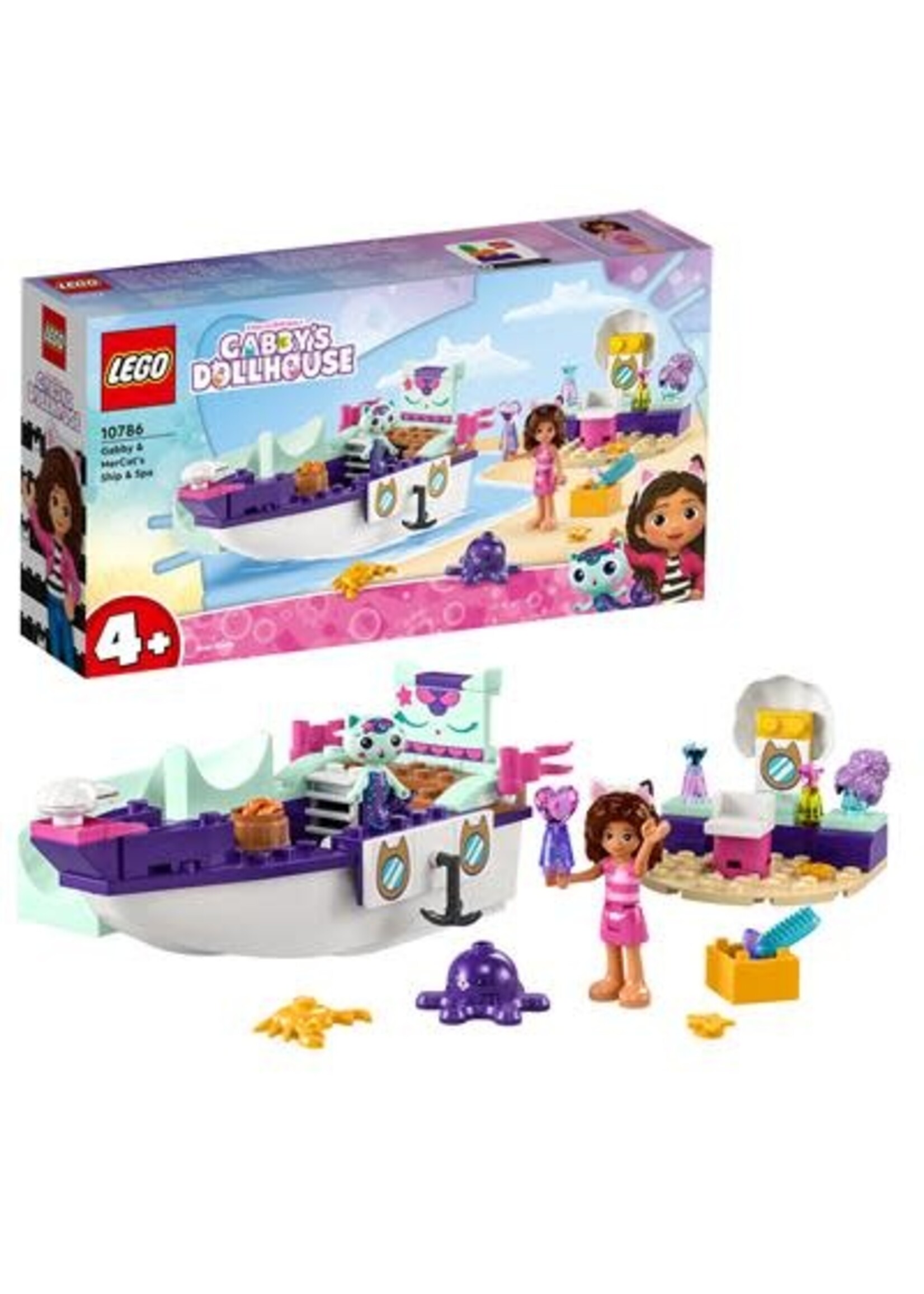 Lego LEGO 10786 Gabby's Dollhouse 4+ Mermaid Ship Spa