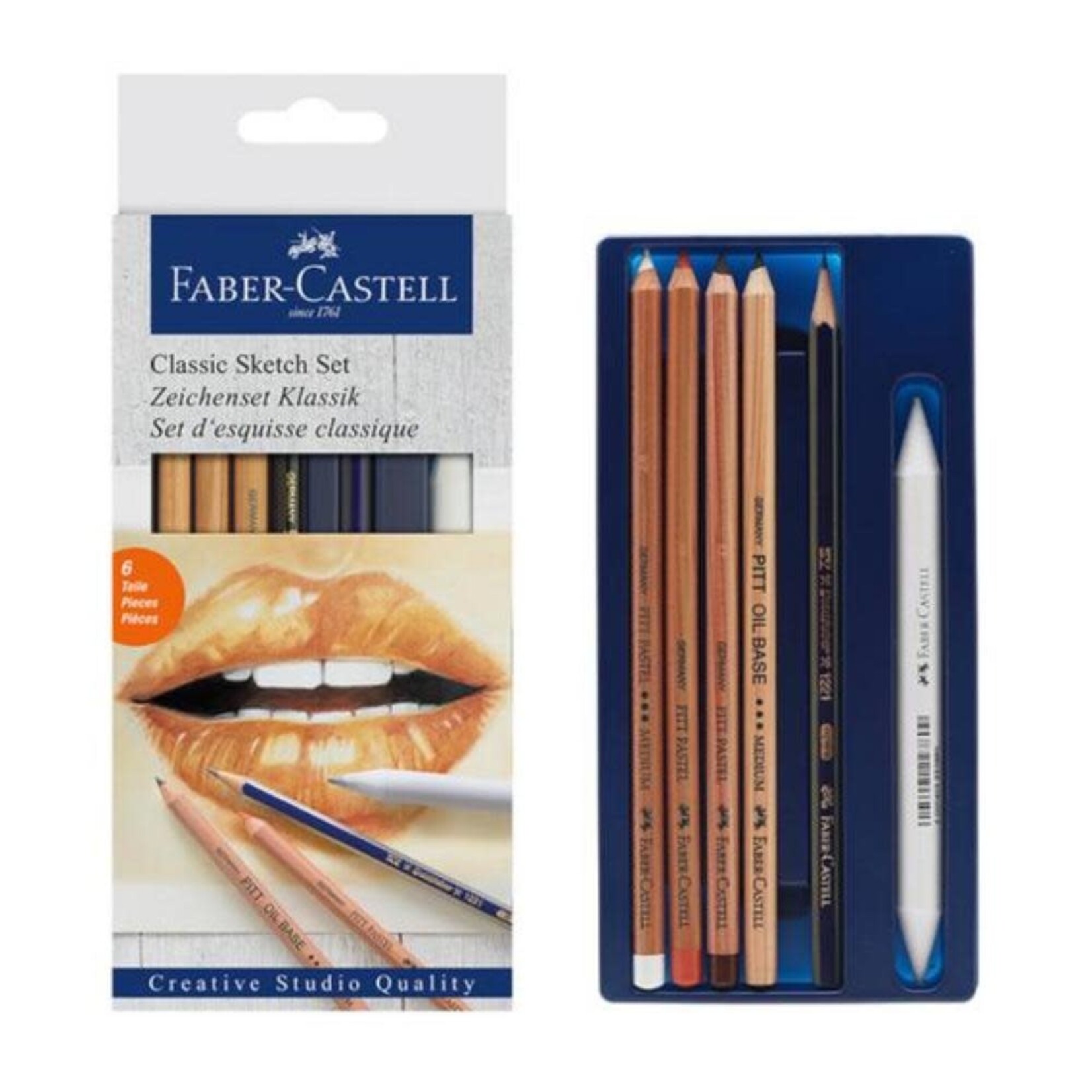 Faber-Castell Faber Castell potloodset classic 6 delig