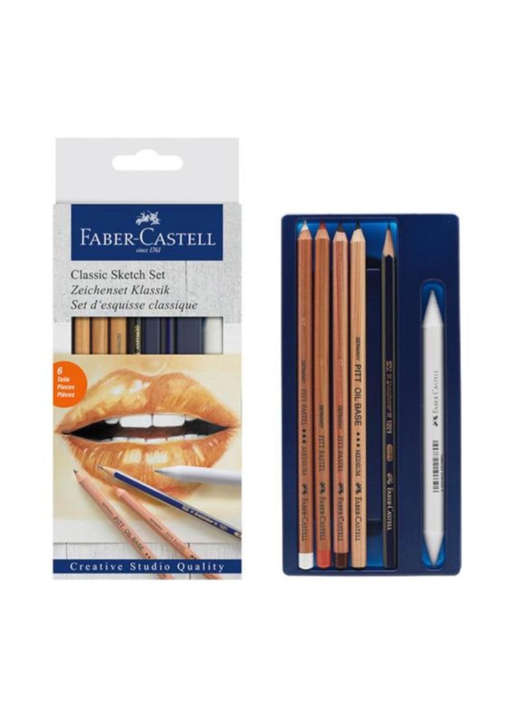 Faber-Castell Faber Castell potloodset classic 6 delig
