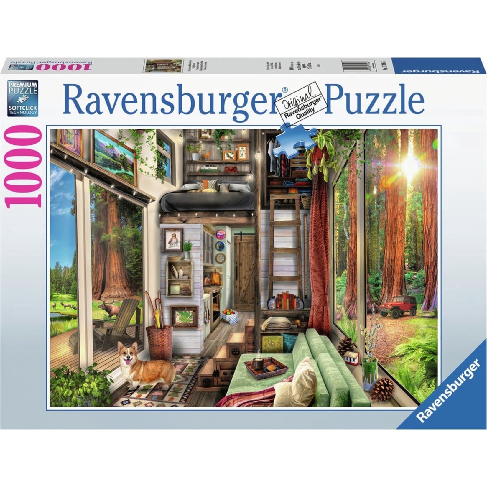 Ravensburger Ravensburger puzzel - Tiny House in Redwood Forest (1000 stukjes)