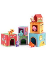 Djeco Djeco 9108 Stapelblokken - Boerderijdieren