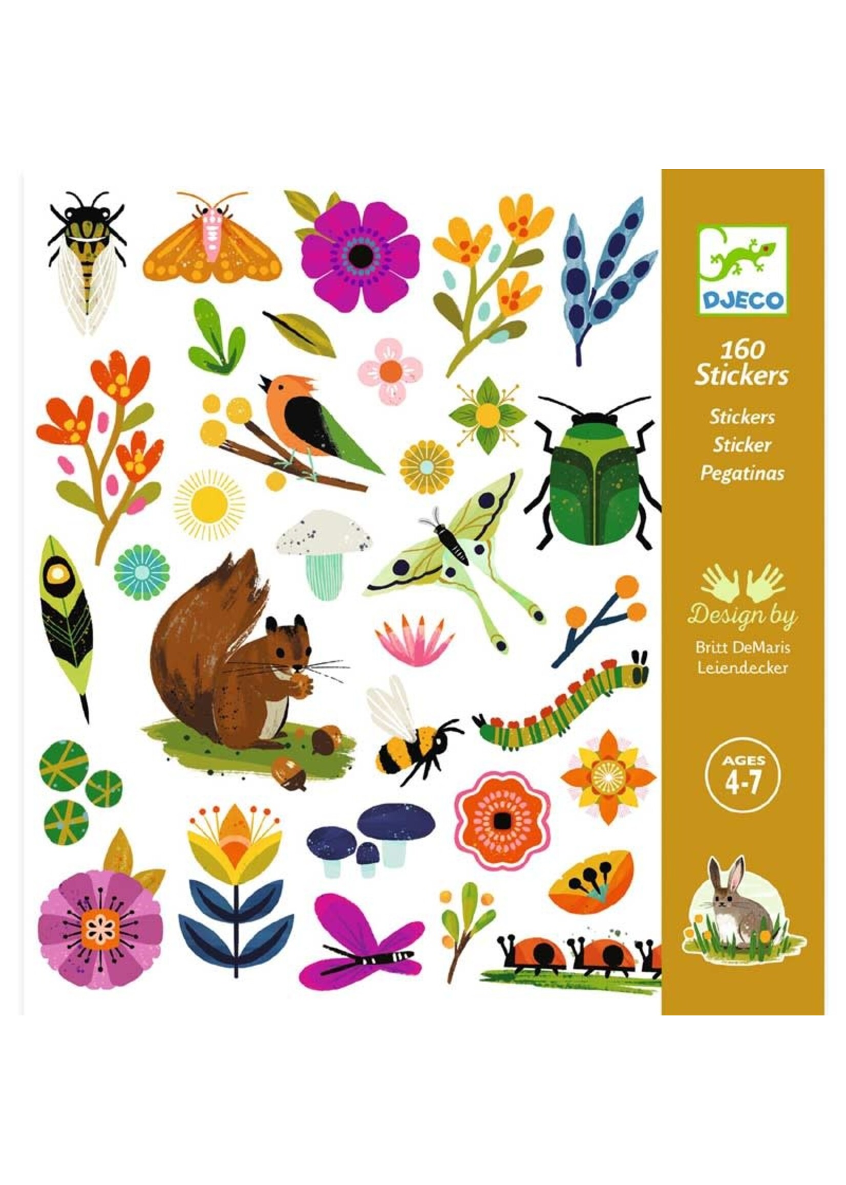 Djeco Djeco 9272 Stickers Garden