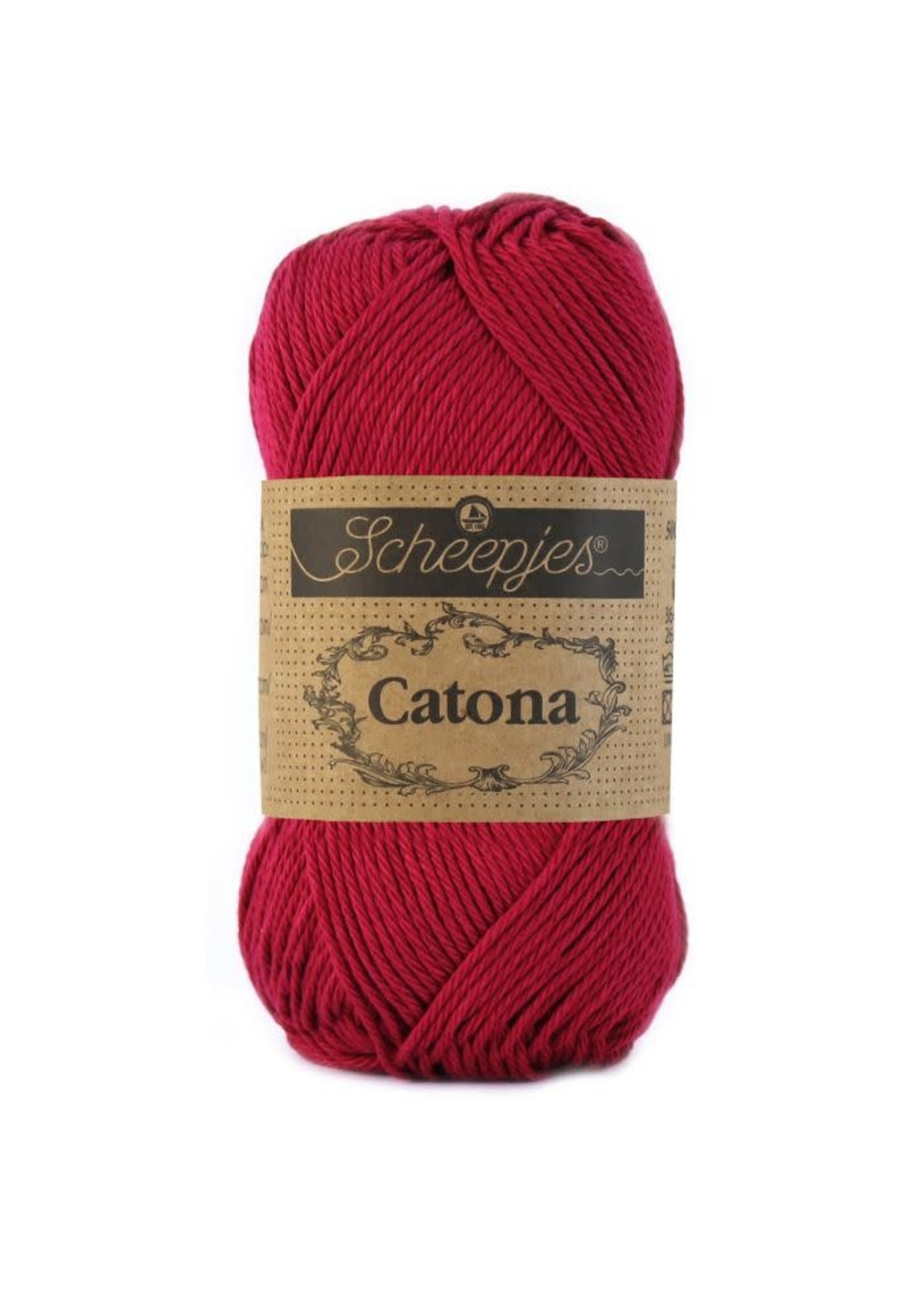 Scheepjes Scheepjes - Catona 50 gram Ruby (Rood) 517
