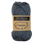 Scheepjes Scheepjes - Catona 50 gram Charcoal (Grijs)