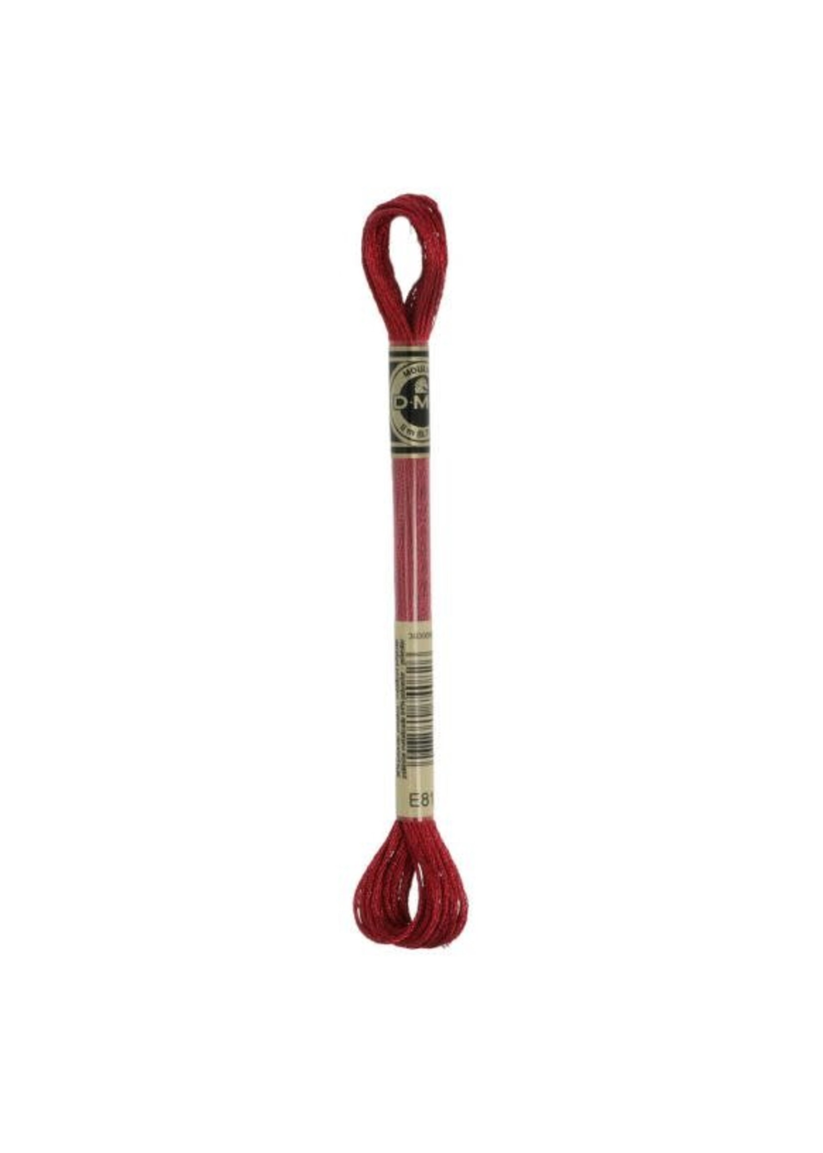 DMC DMC Metallic Splijtgaren - Rood (E0815)