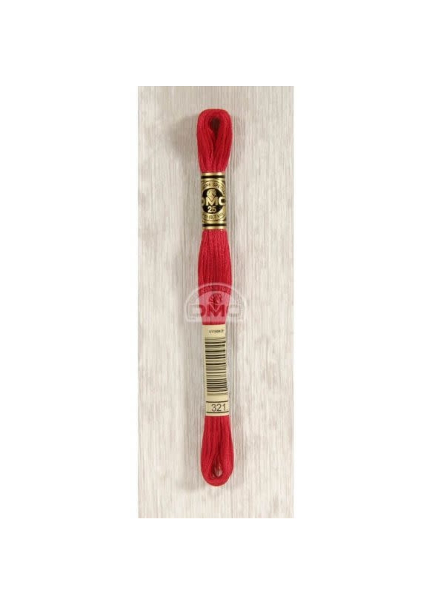 DMC DMC Mouliné splijtzijde - Rood (0321)