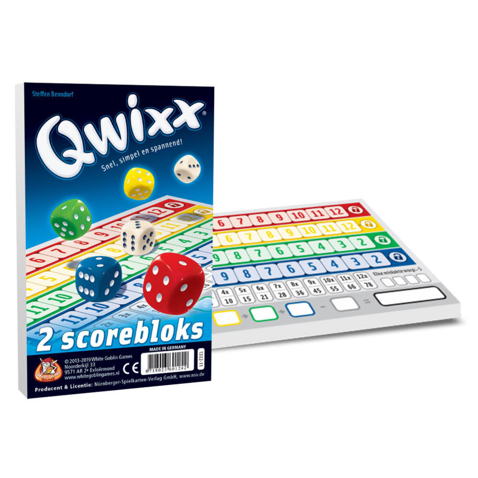 WhiteGoblinGames WGG Qwixx Bloks