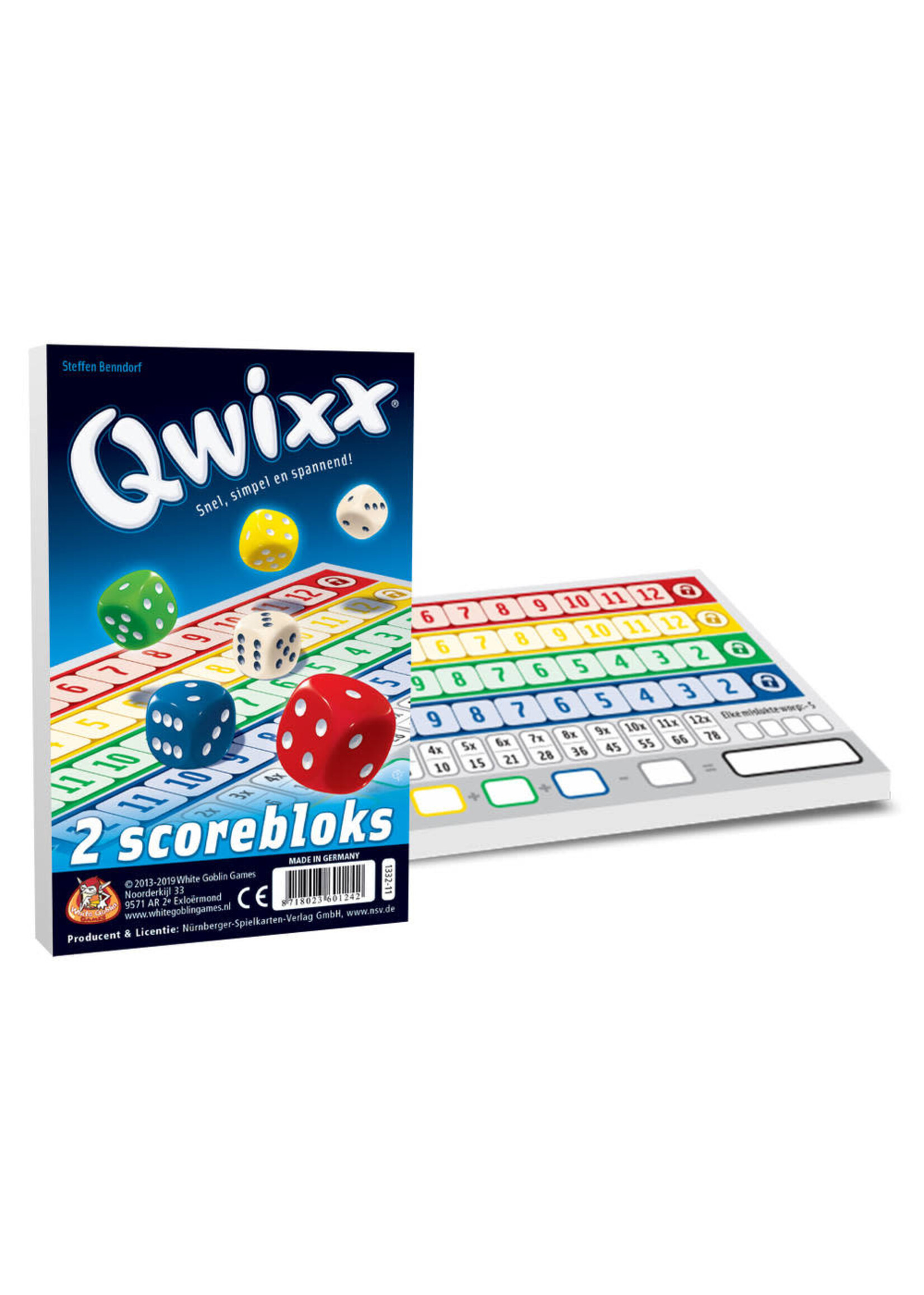 WhiteGoblinGames WGG Qwixx Bloks