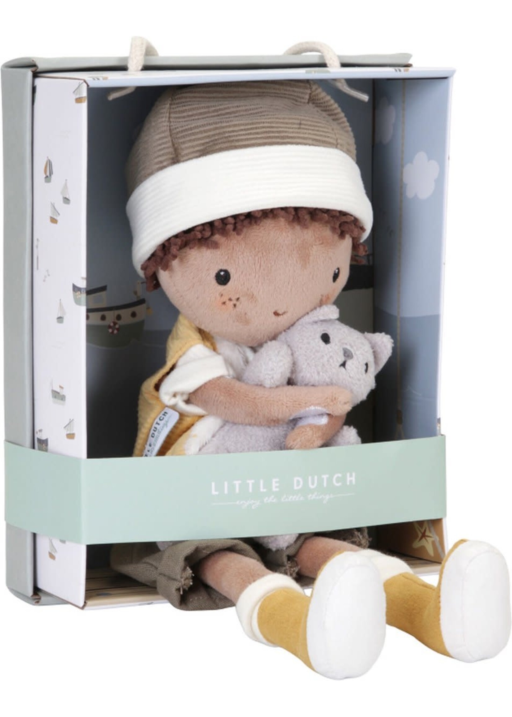 Little Dutch Little Dutch Knuffelpop Jake 35 cm