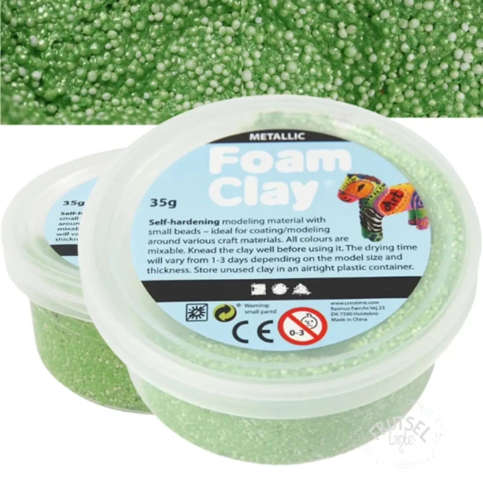 Foam Clay Foam Clay - Metallic Groen (35 gram)