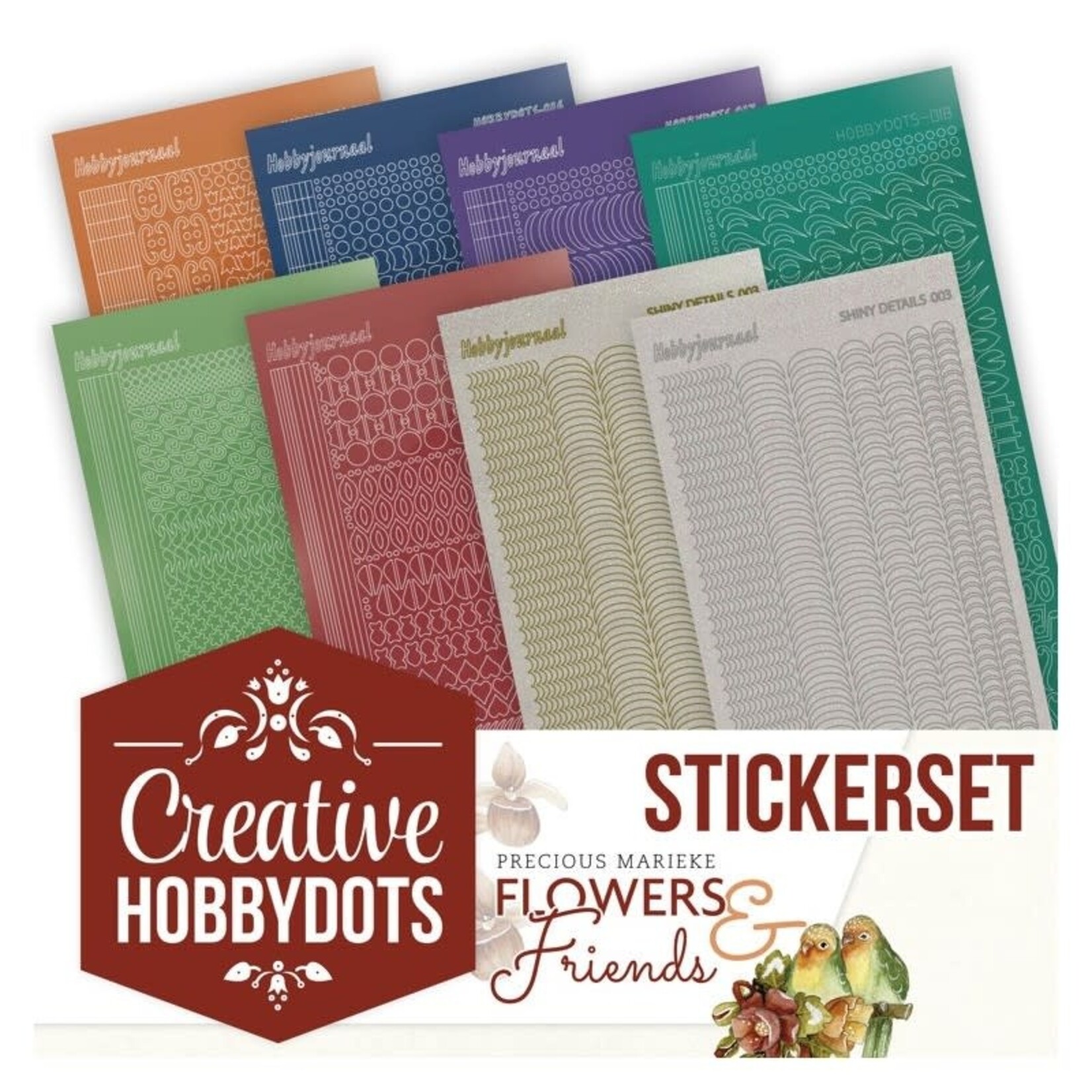 Creative Hobbydots Stickerset 26 - Flowers & Friends