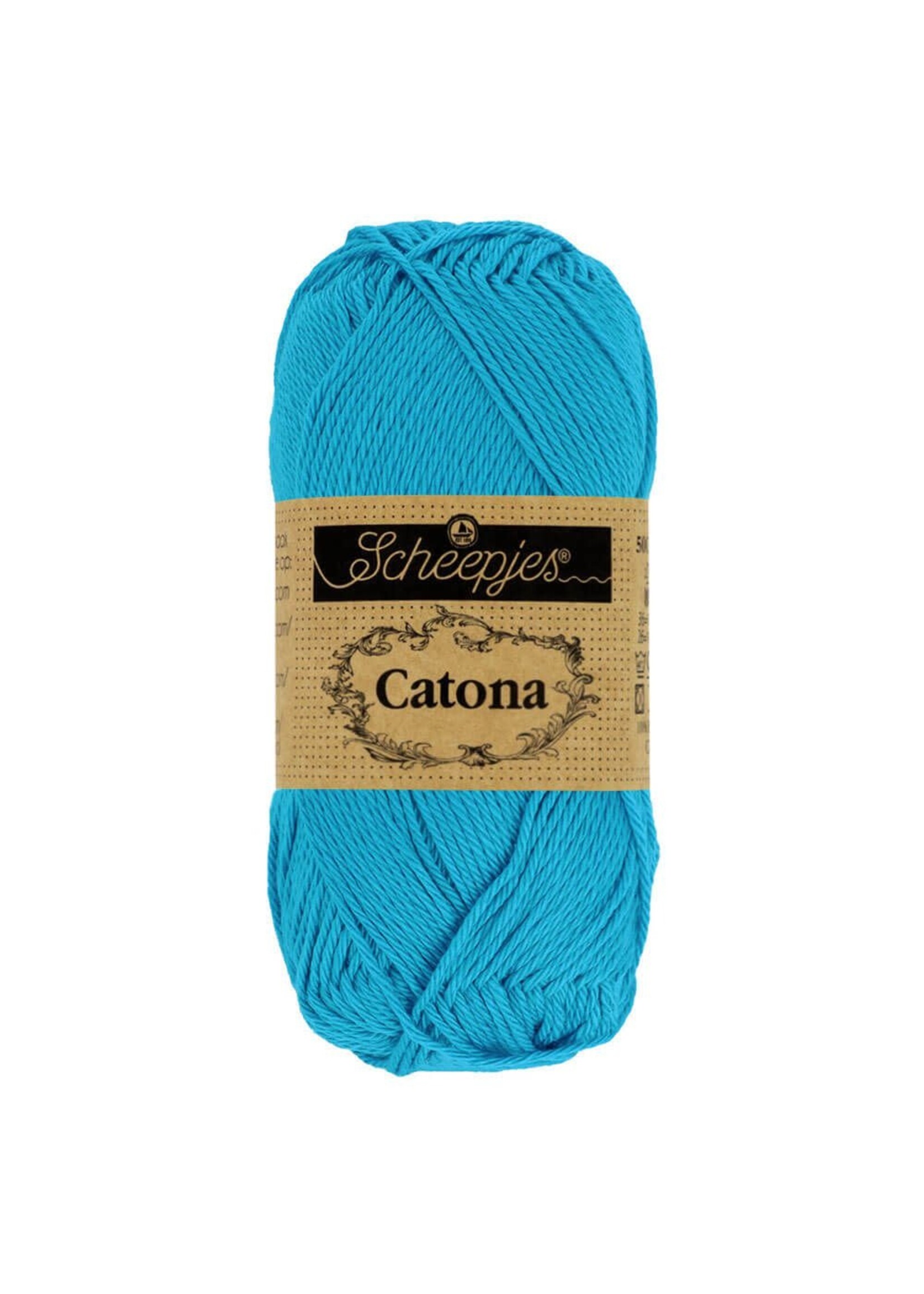 Scheepjes Scheepjes - Catona 50 gram Vivid Blue (Blauw)