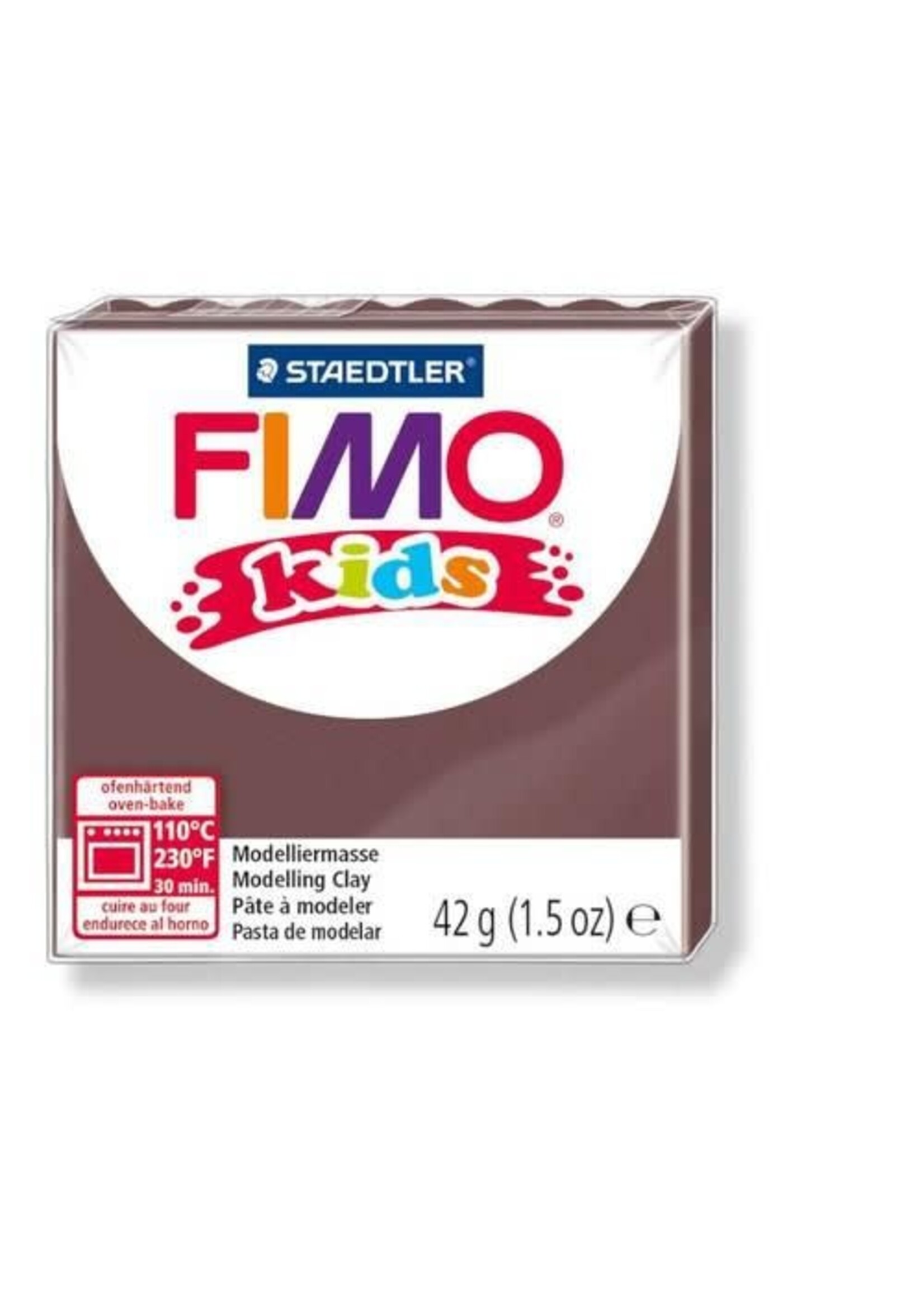 Fimo Fimo kids klei bruin (42 gram)
