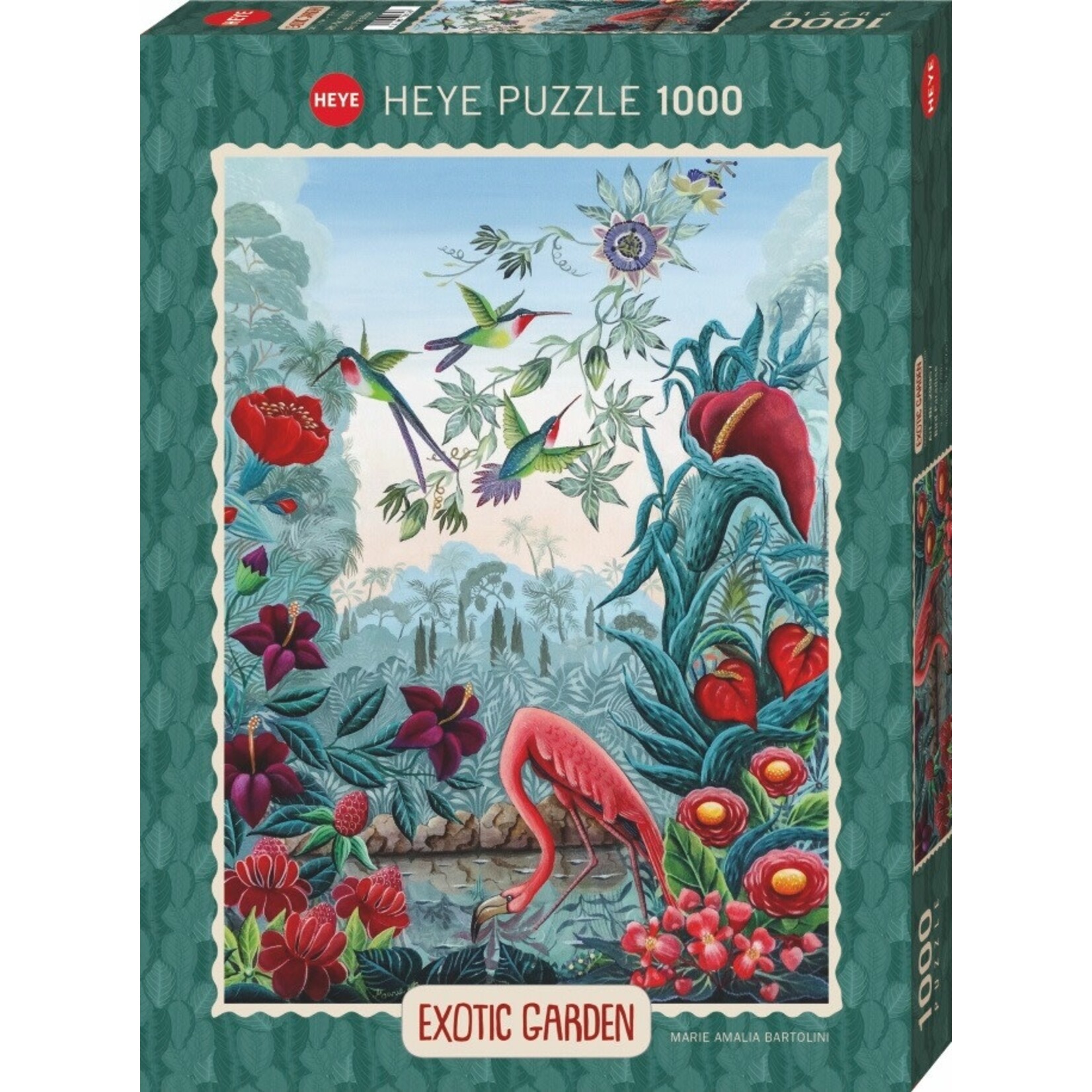 Heye Heye puzzel Exotic Garden - Bird Paradise (1000 stukjes)