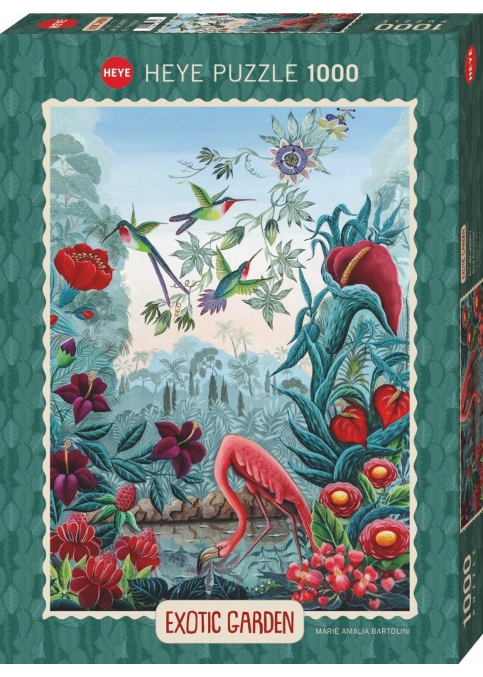 Heye Heye puzzel Exotic Garden - Bird Paradise (1000 stukjes)