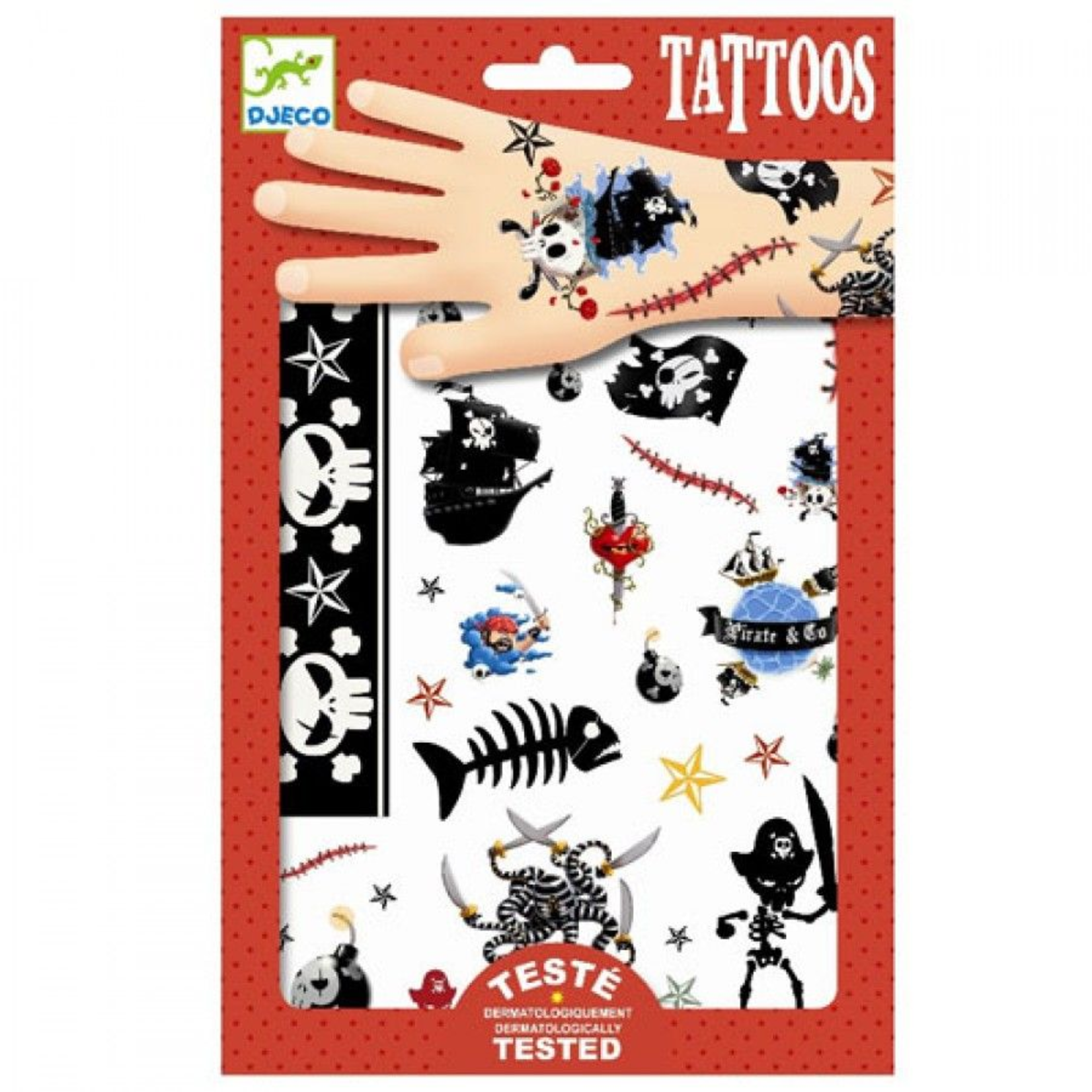 Djeco Djeco 9584 Tattoos - Piraten
