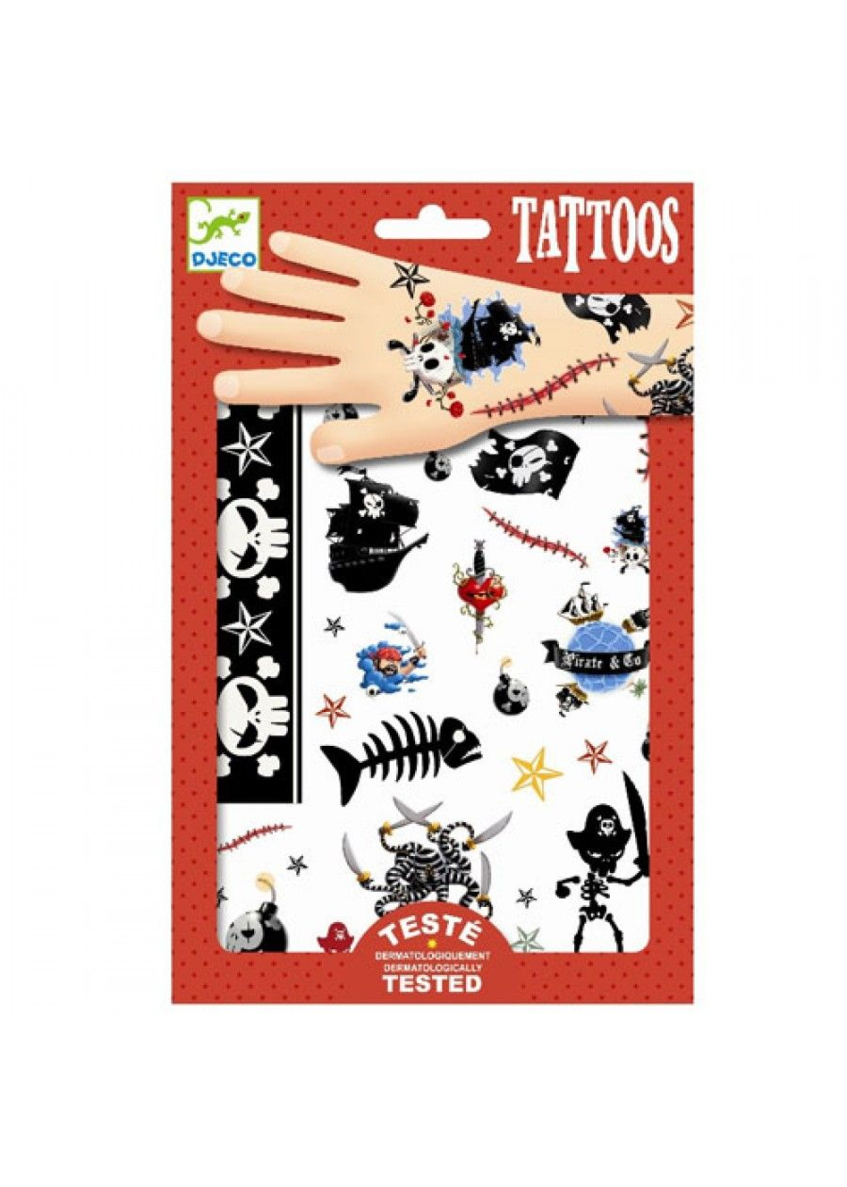 Djeco Djeco 9584 Tattoos - Piraten