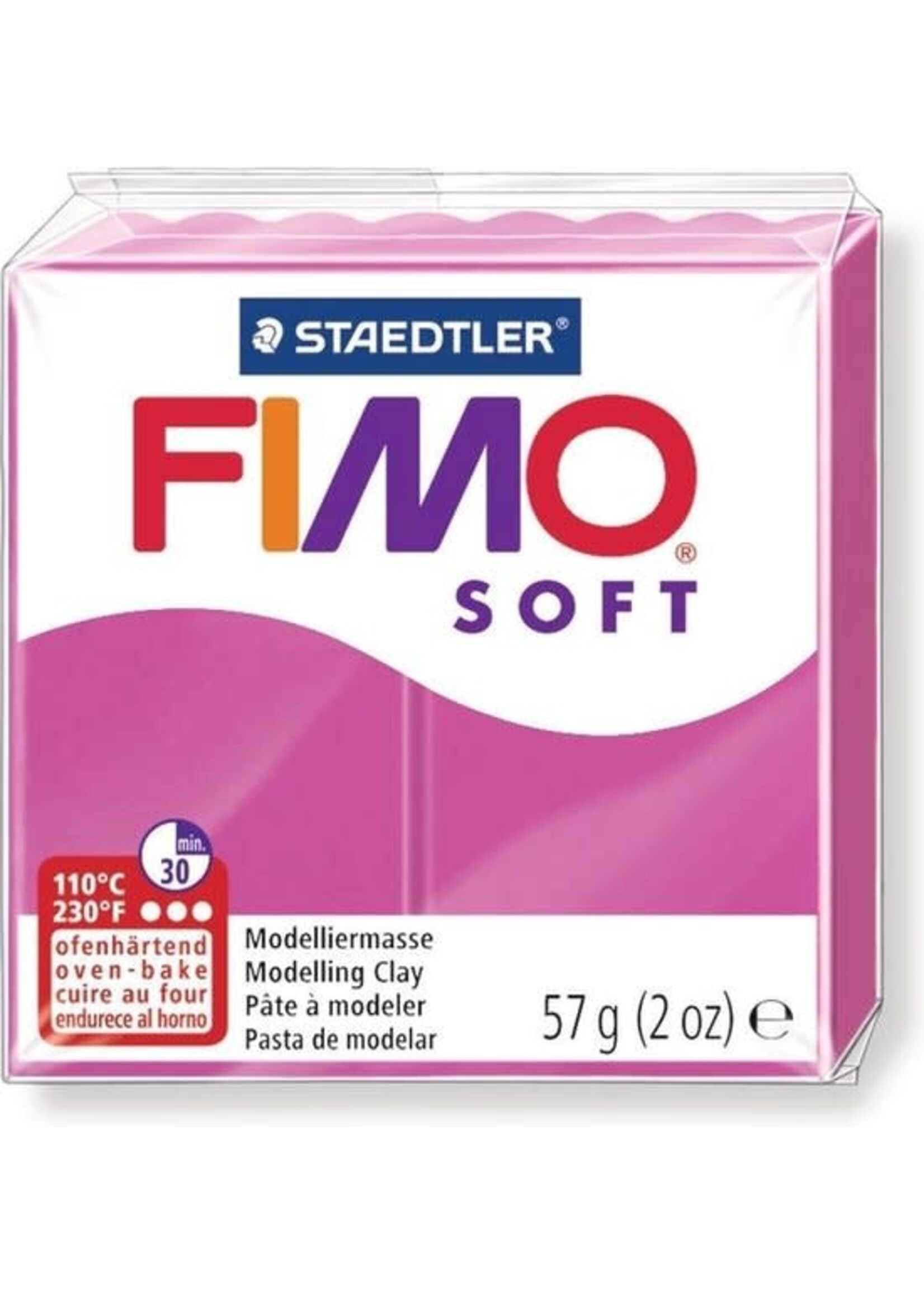 Fimo Fimo - Soft boetseerklei 56 gram Raspberry