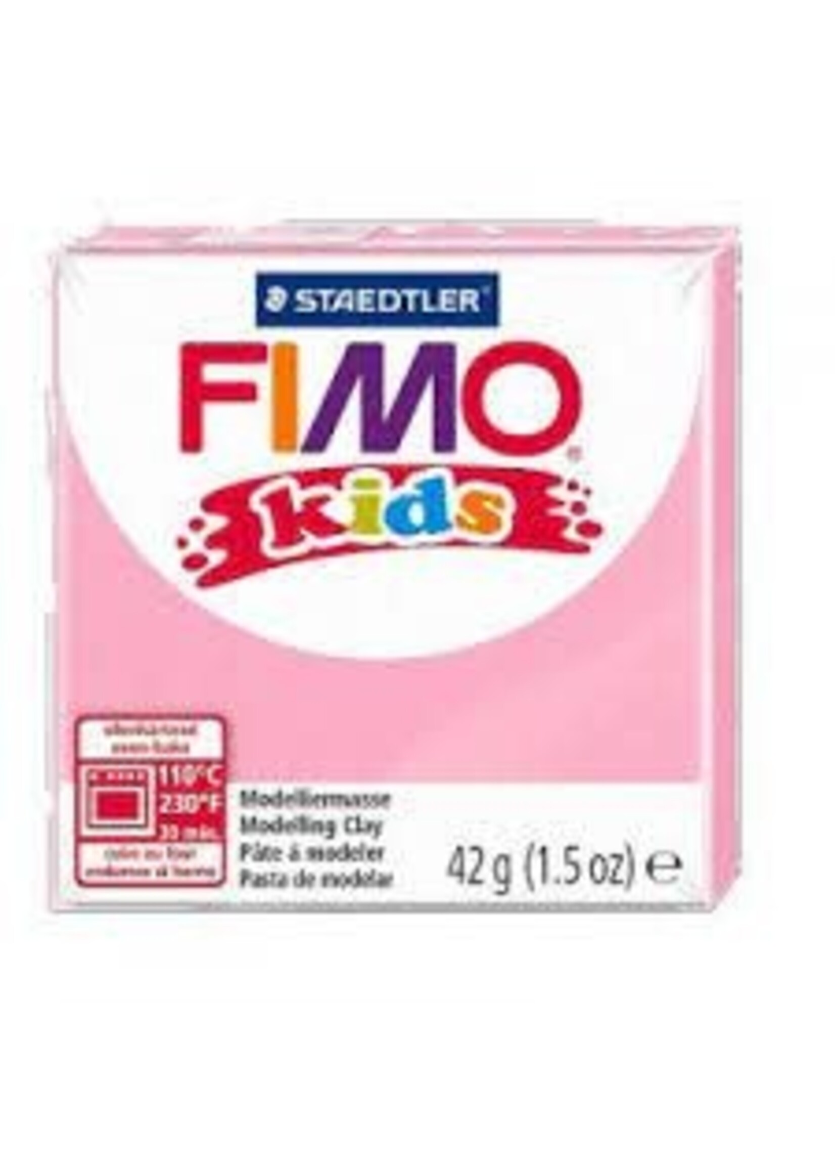 Fimo Fimo - Kids boetseerklei 42 gram Pink