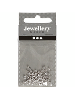 Hobbygroep Knijpkralen - Zilver (2 mm)