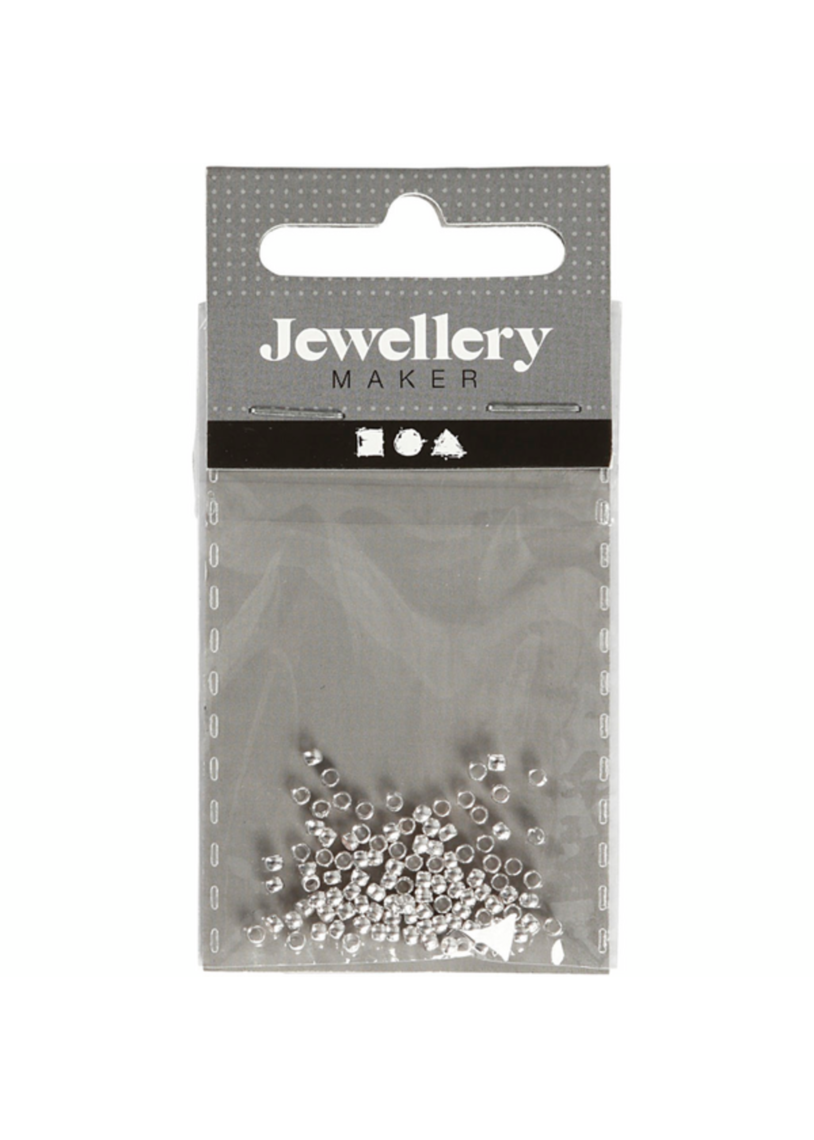 Hobbygroep Knijpkralen - Zilver (2 mm)