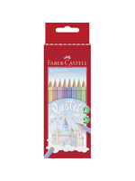 Faber-Castell Faber-Castell Kleurpotloden Pastel zeskantig (10 stuks)