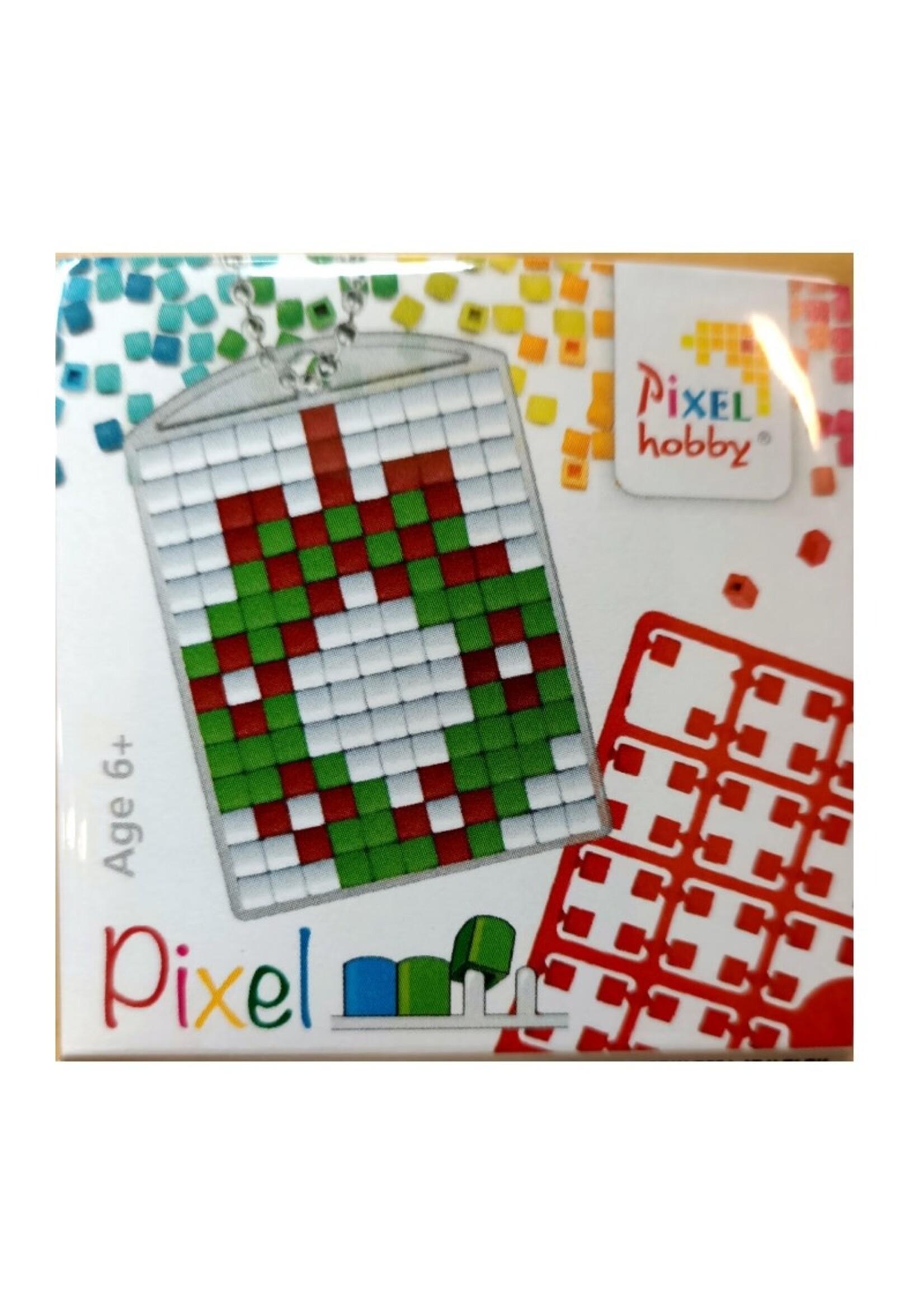 Pixel Pixelhobby - sleutelhanger - Kerstkrans