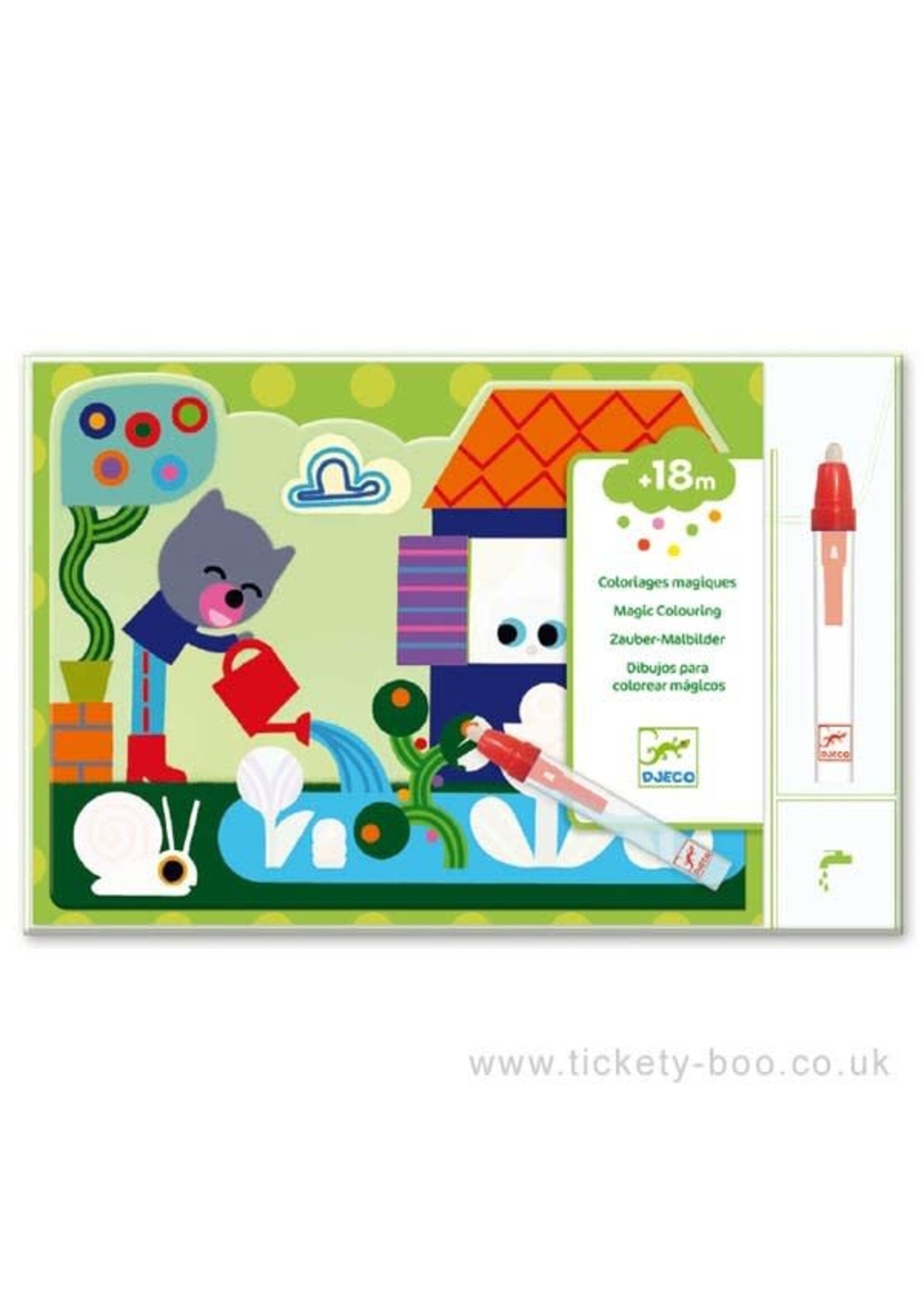 Djeco Djeco 9063 Magic Colouring - Hidden in the Garden