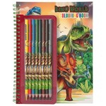 Dino World Dino World Kleurboek met kleurpotloden