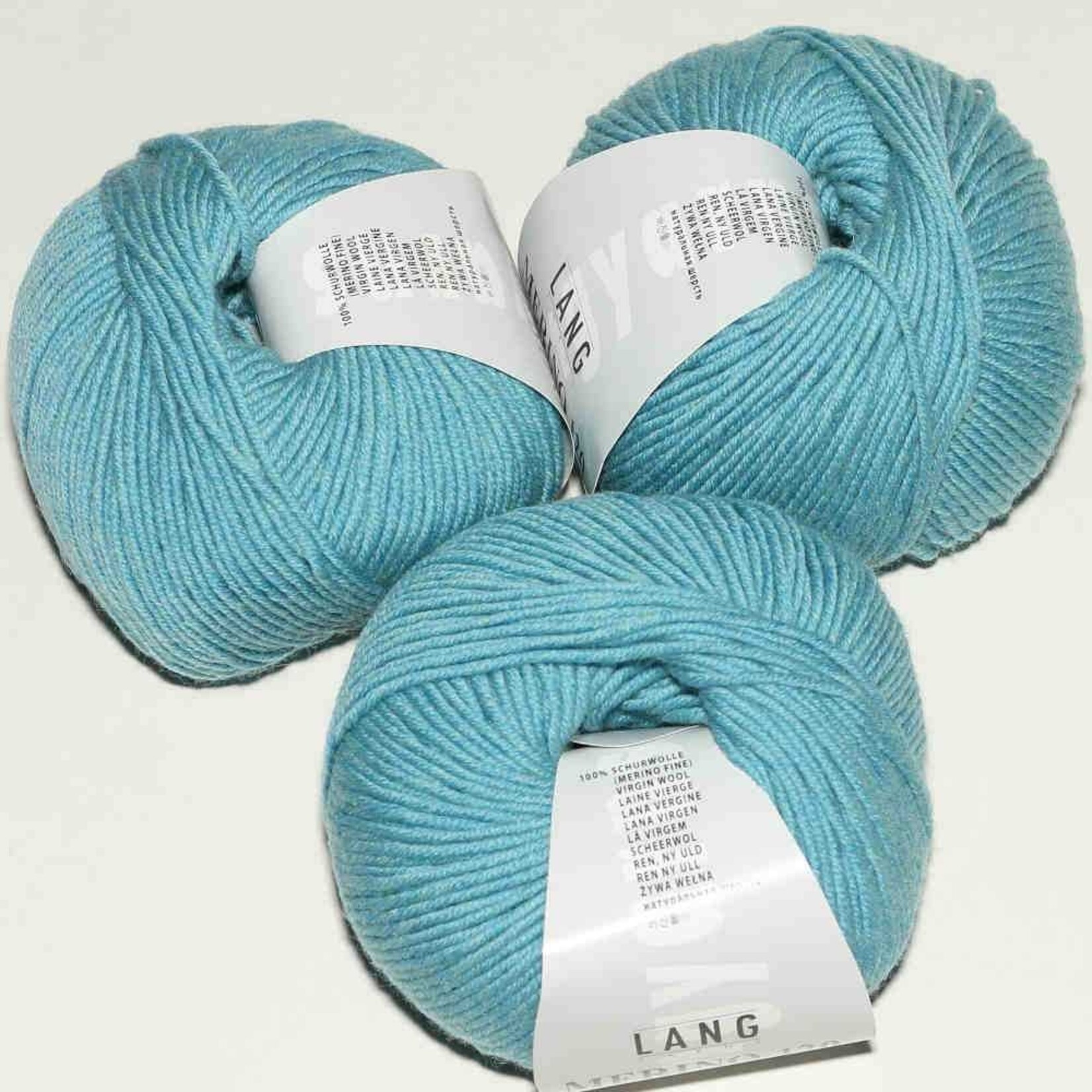 LangYarns Lang Yarns - Merino 120 - 50 gram Aqua melange