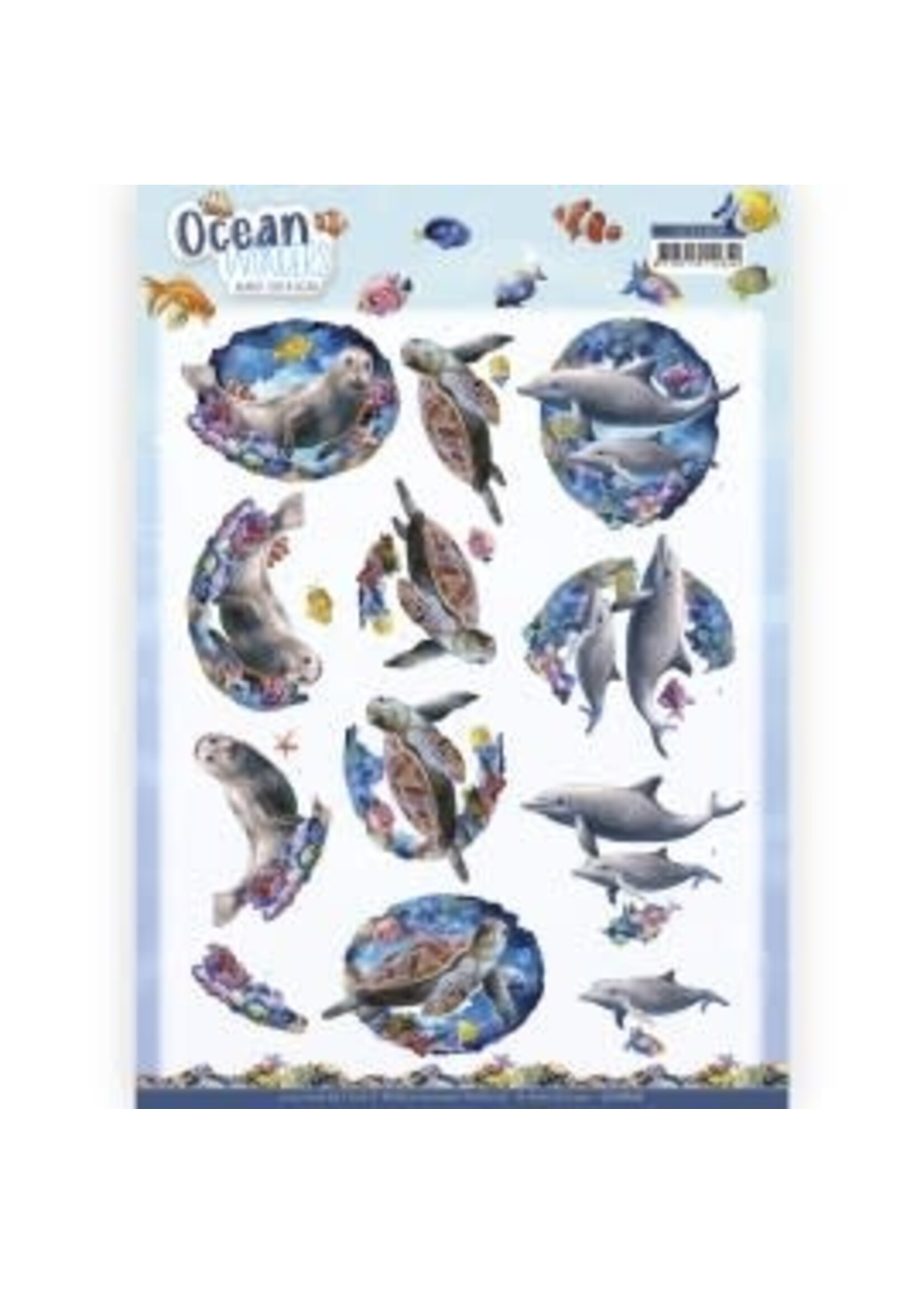Amy Design 3D Cutting Sheet - Amy Design - Ocean Wonders - Sea Turtle