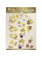 Precious Marieke 3D Cutting Sheet - Precious Marieke - Golden Christmas - Christmas Lantern