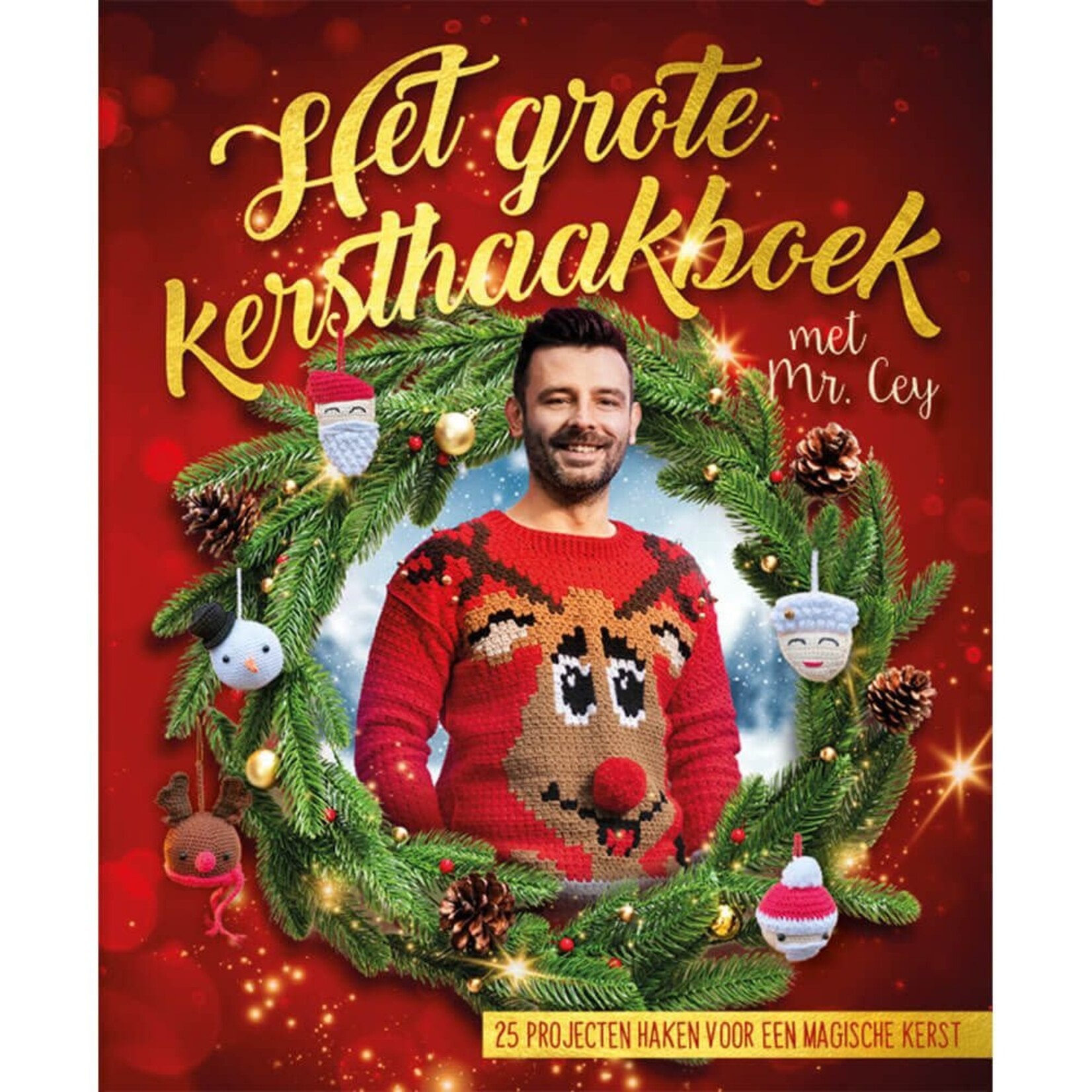 Boek Boek - Het Grote Kersthaakboek met Mr. Cey