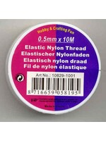 Hobby & crafting Fun Nylondraad elastisch (0,5 mm, 10 m) Hobby & crafting Fun Nylondraad elastisch (0,5 mm, 10 m)