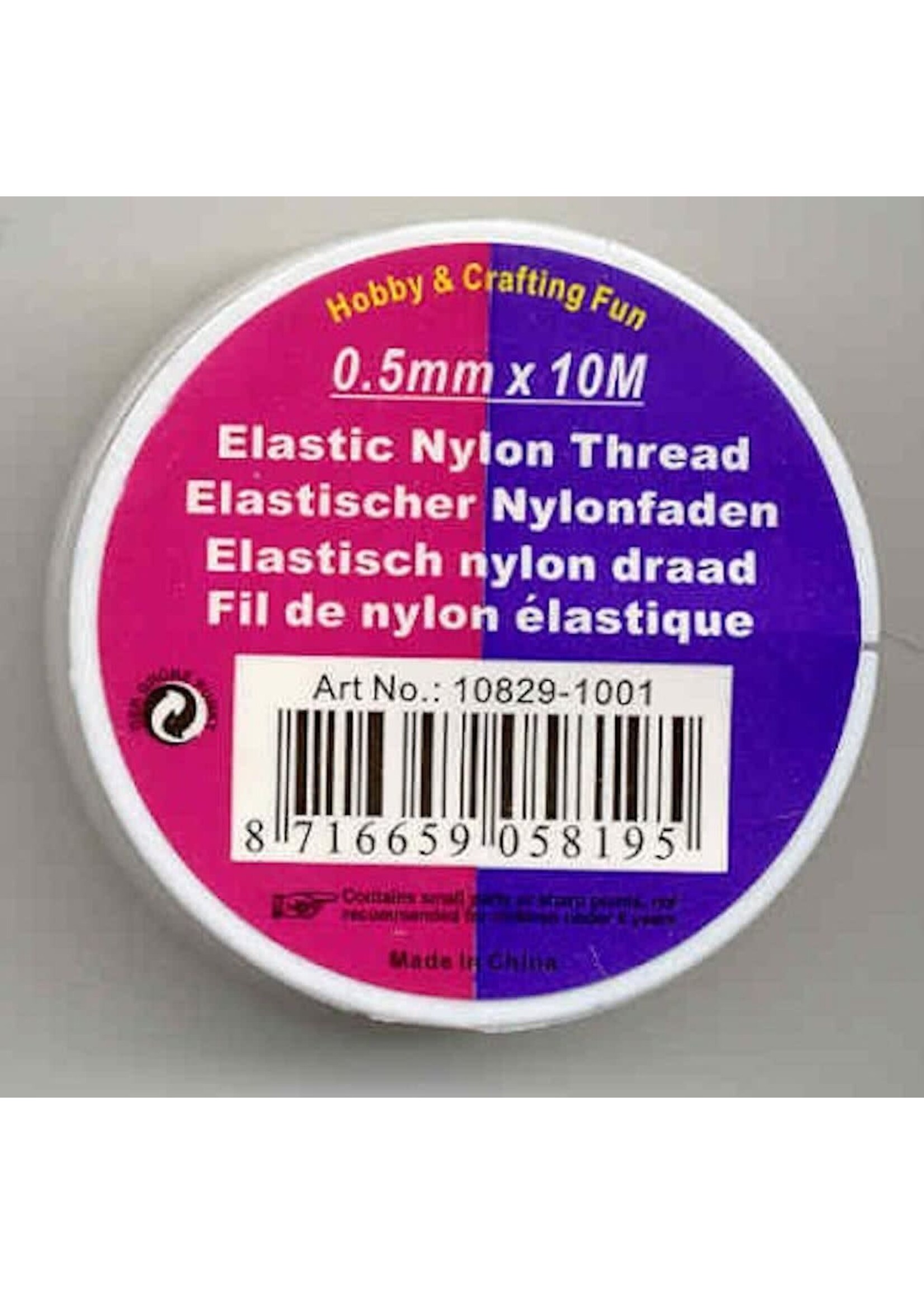 Hobby & crafting Fun Nylondraad elastisch (0,5 mm, 10 m)