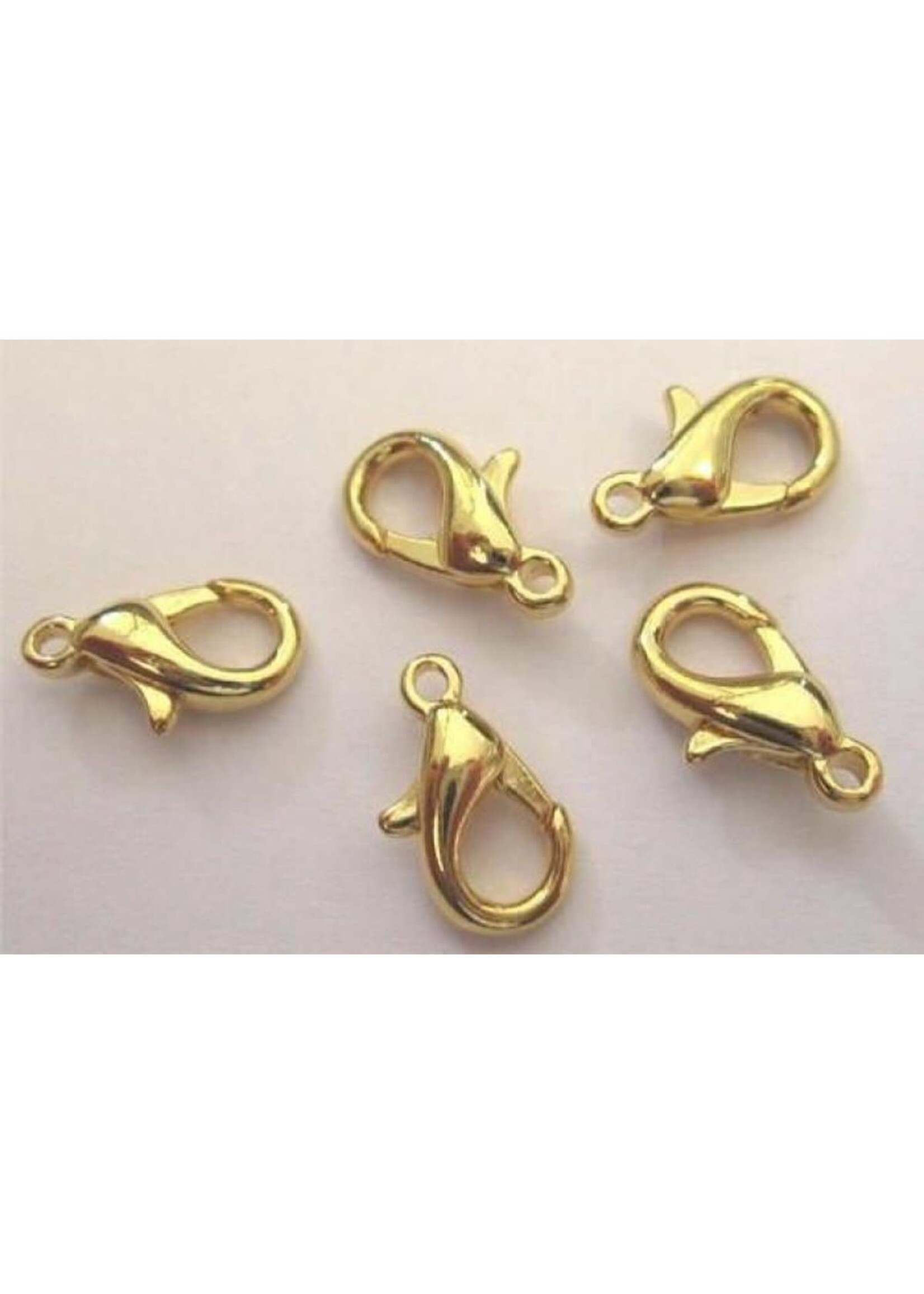 Hobby & crafting Fun Karabiner - Goud (12 mm, 5 stuks)