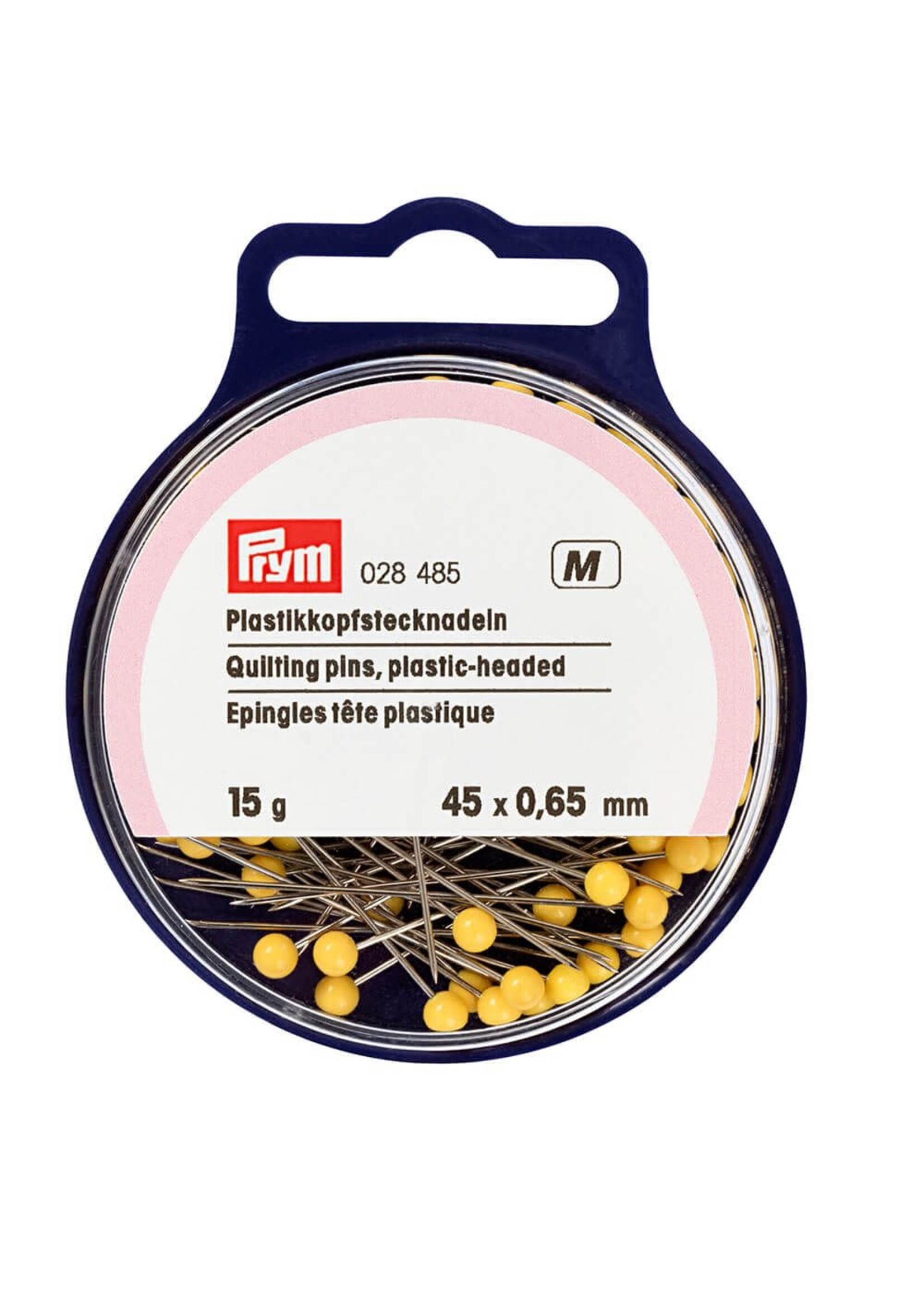 Prym Prym - Kopspelden, gehard staal  (0.65 x 45mm, geel)