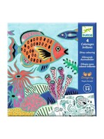 Djeco Djeco 9698 Glinsterende kleurplaten Onder Zee