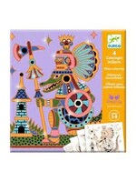 Djeco Djeco 9697 Glinsterende kleurplaten Heldhaftige Dieren