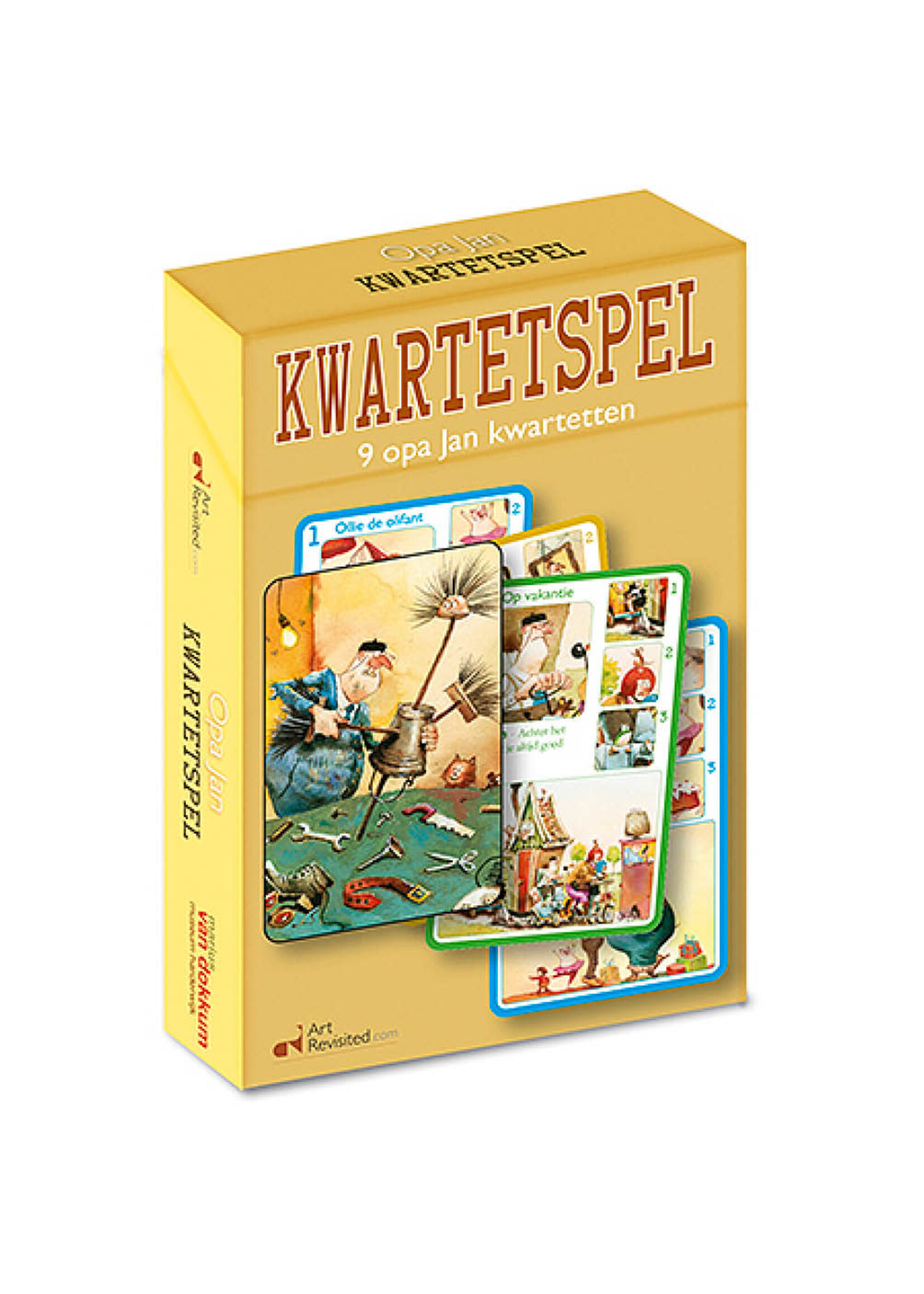 Art Revisited Marius van Dokkum Kwartetspel - Opa Jan
