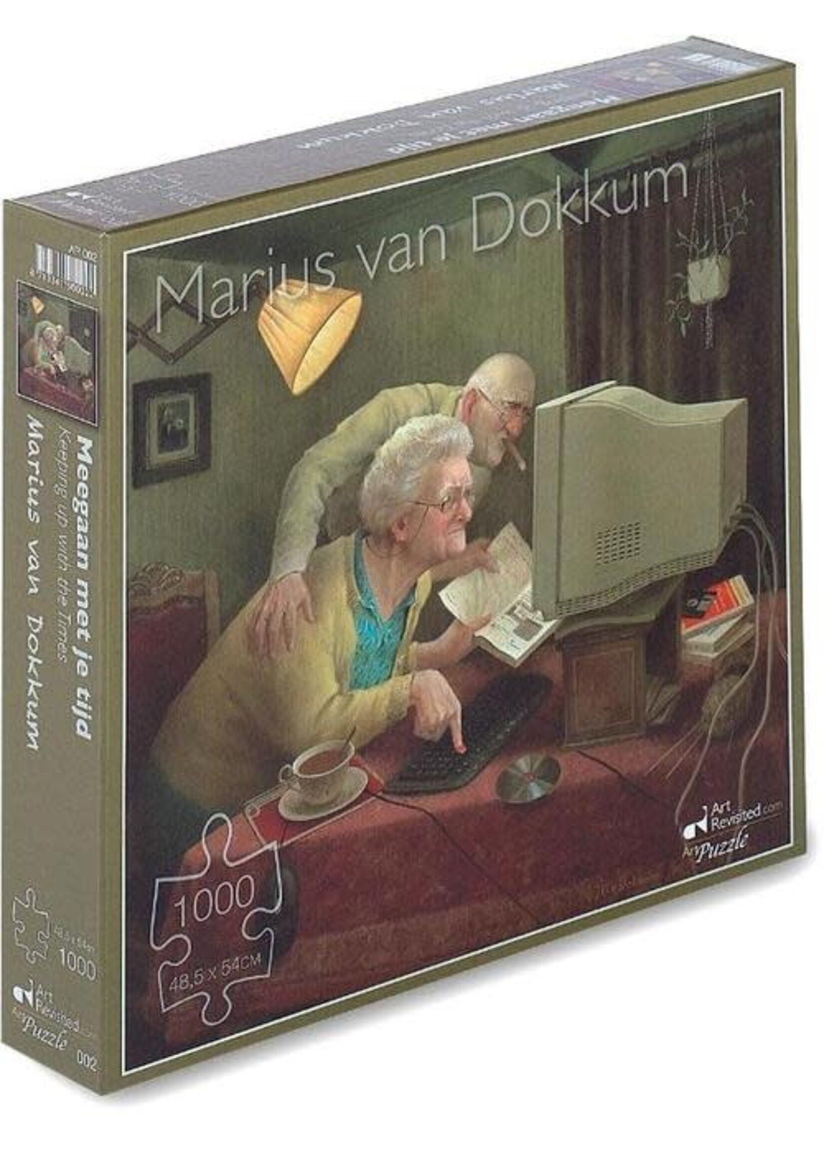 Art Revisited Art puzzel Marius van Dokkum - Meegaan met je Tijd (1000 stukjes)
