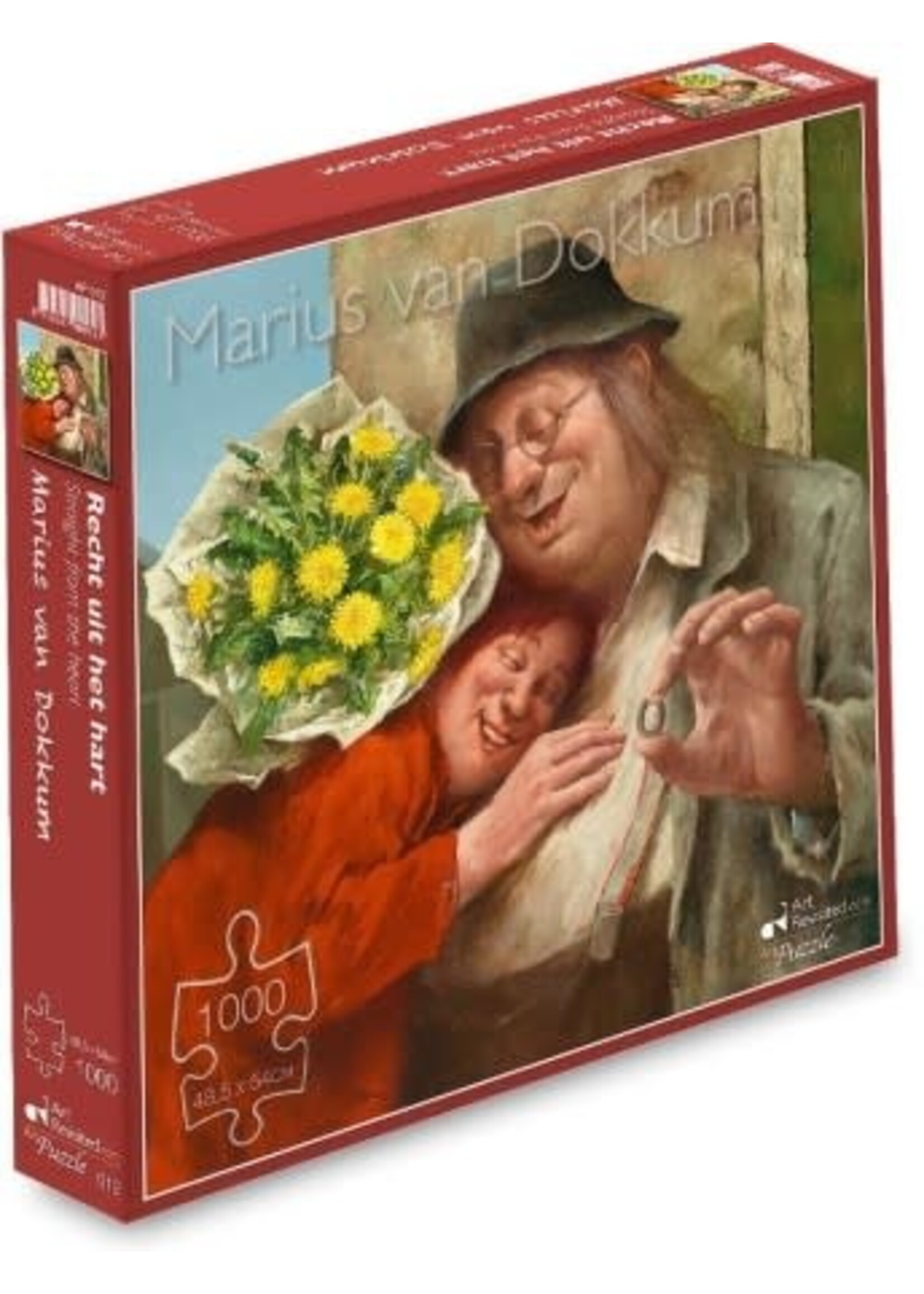 Art Revisited Art puzzel Marius van Dokkum - Recht uit het hart (1000 stukjes)