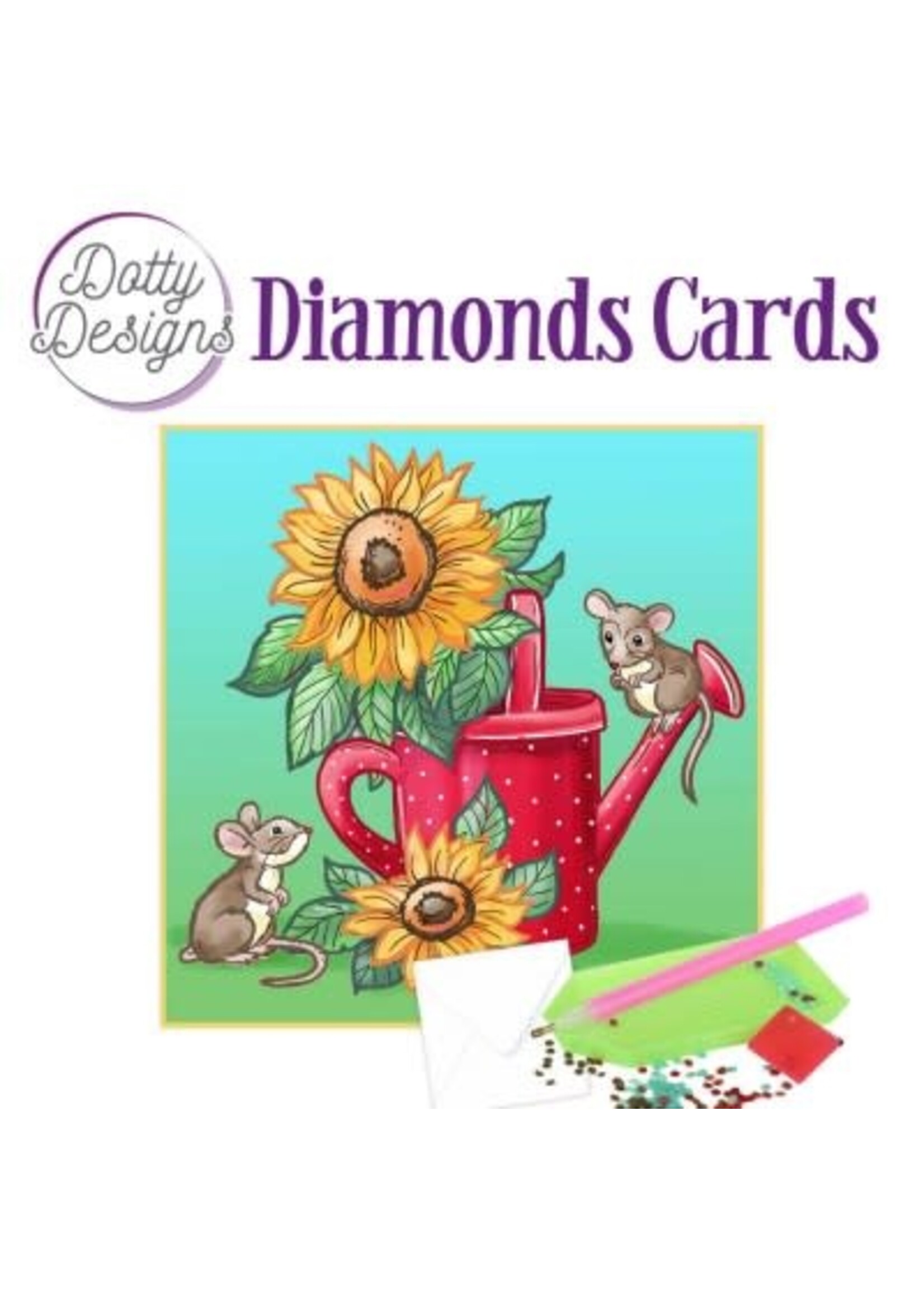 Dotty Designs Dotty Designs - Diamond Cards - Sunflowers