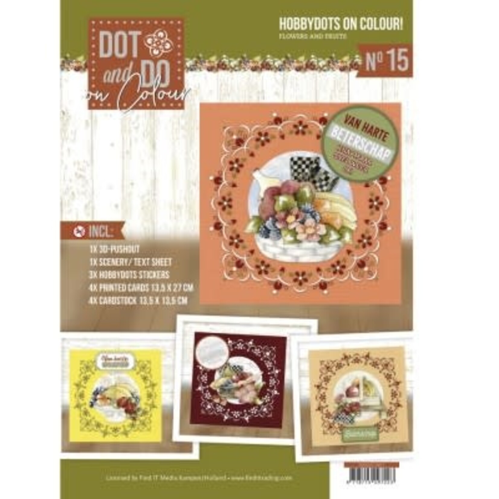 Hobbydots Dot and Do on Colour 15 - Precious Marieke - Flowers and Fruits