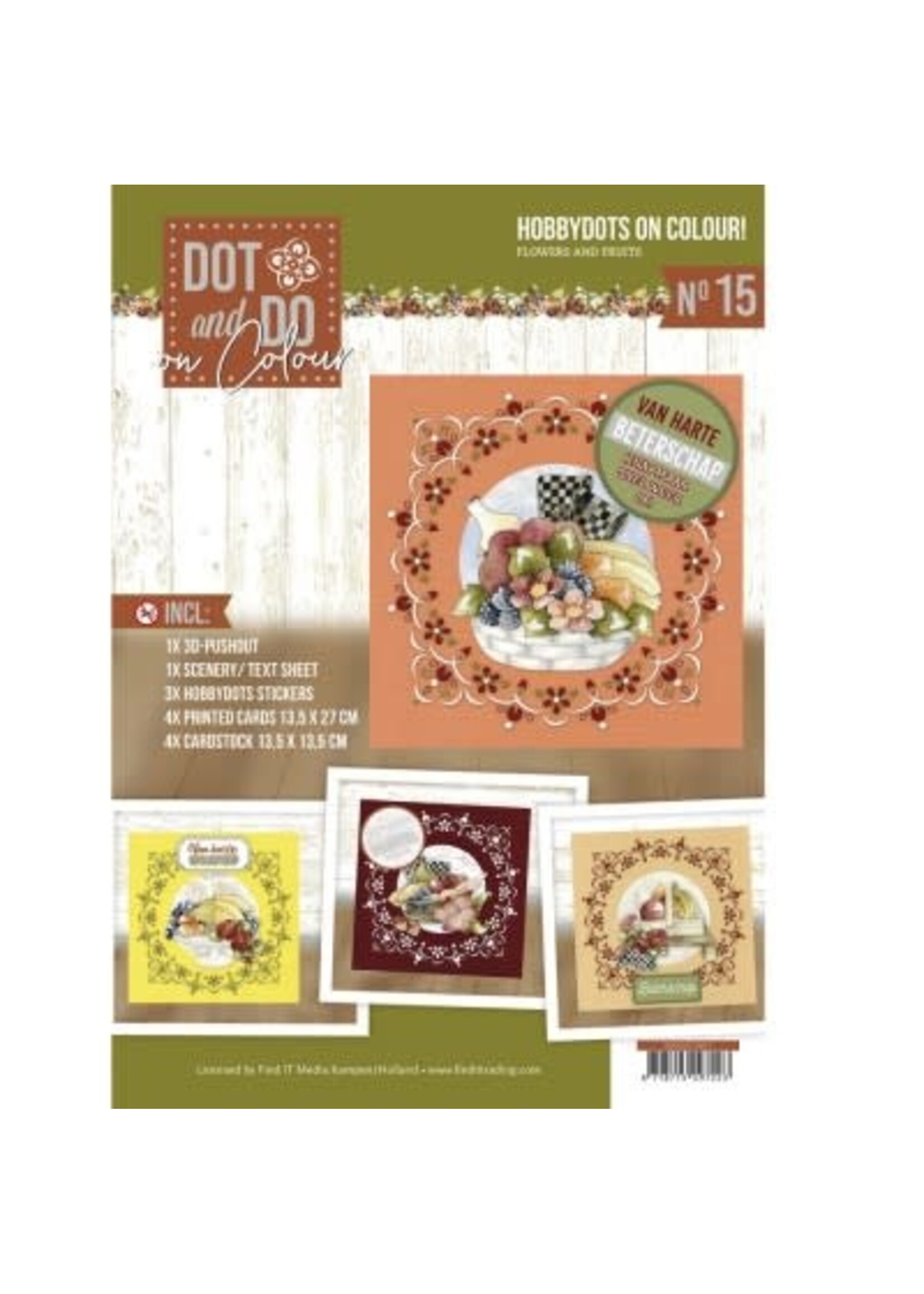 Hobbydots Dot and Do on Colour 15 - Precious Marieke - Flowers and Fruits