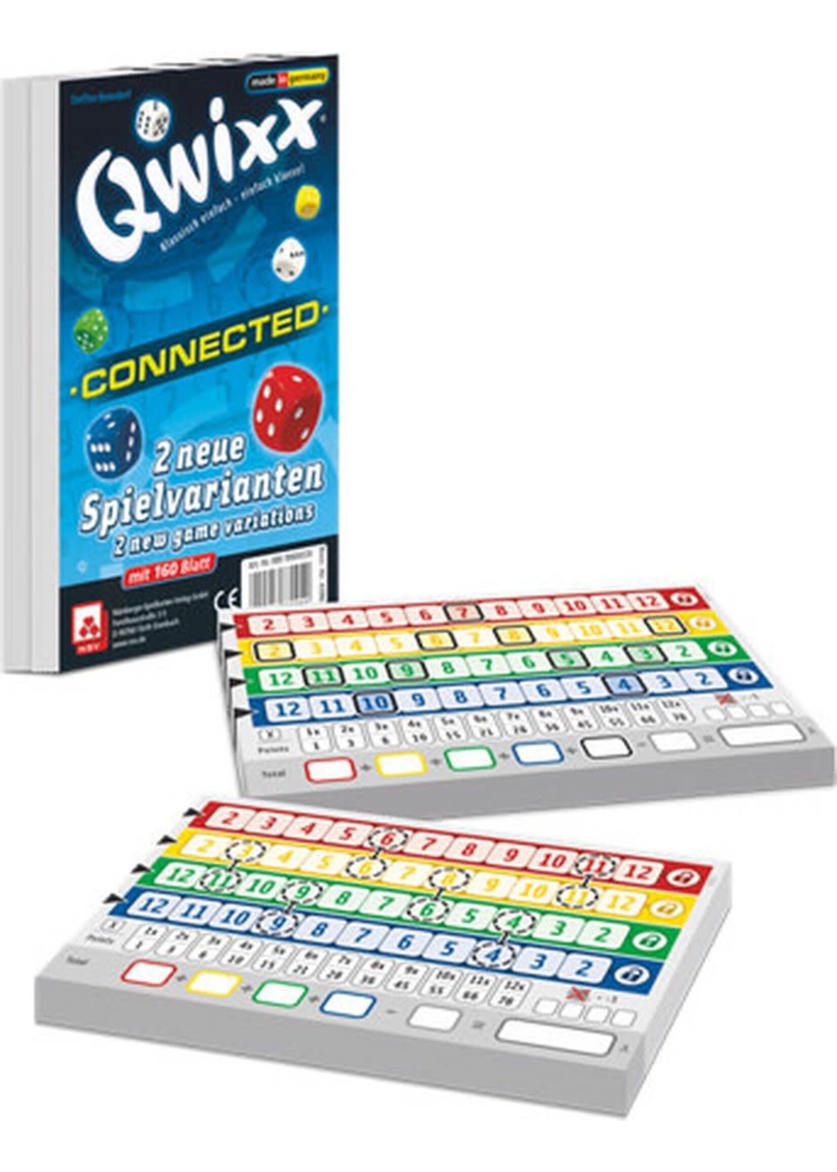 WhiteGoblinGames White Goblin Games Qwixx Connected (2 scorebloks)