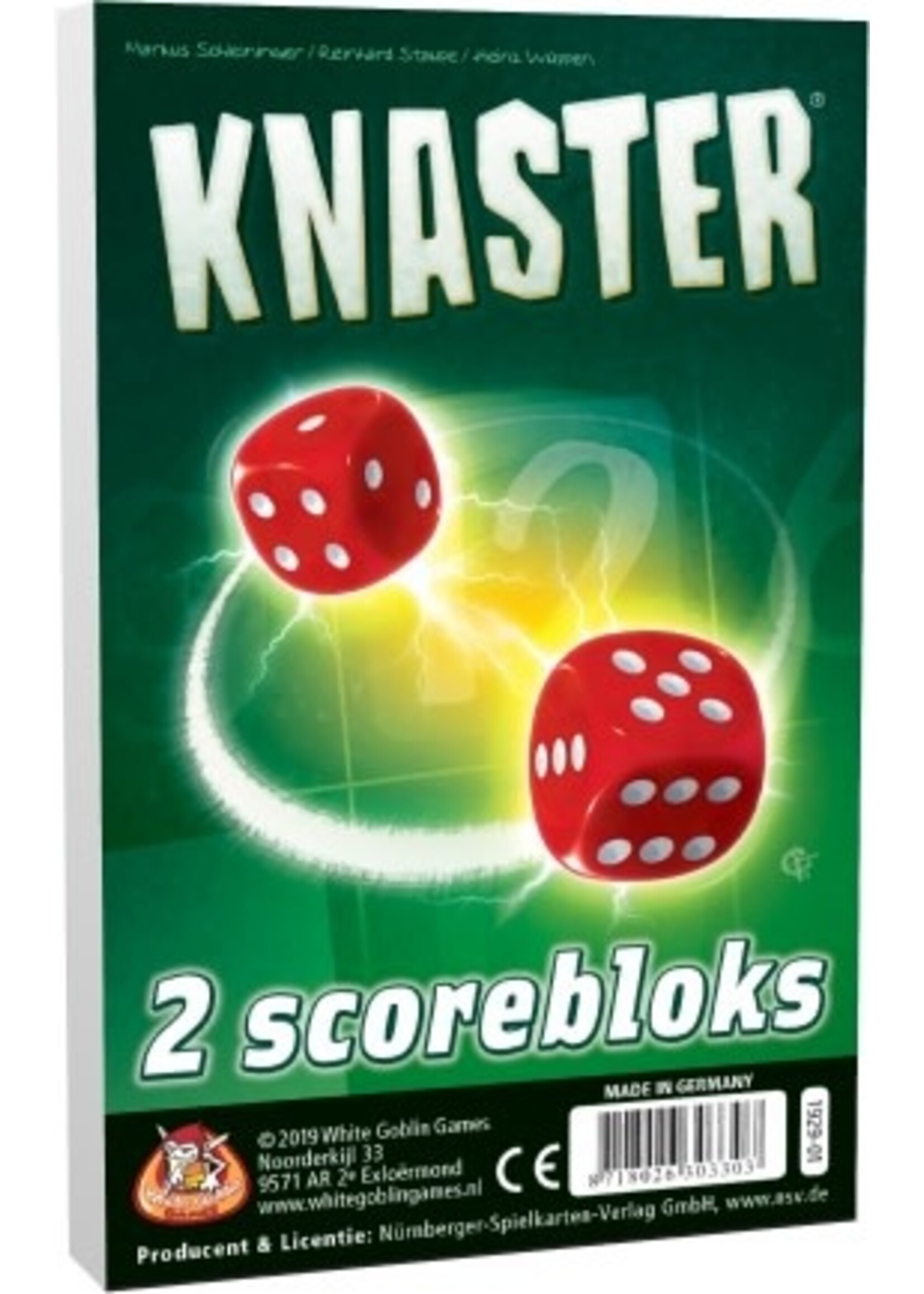 WhiteGoblinGames White Goblin Games Knaster (2 extra scoreblokken)