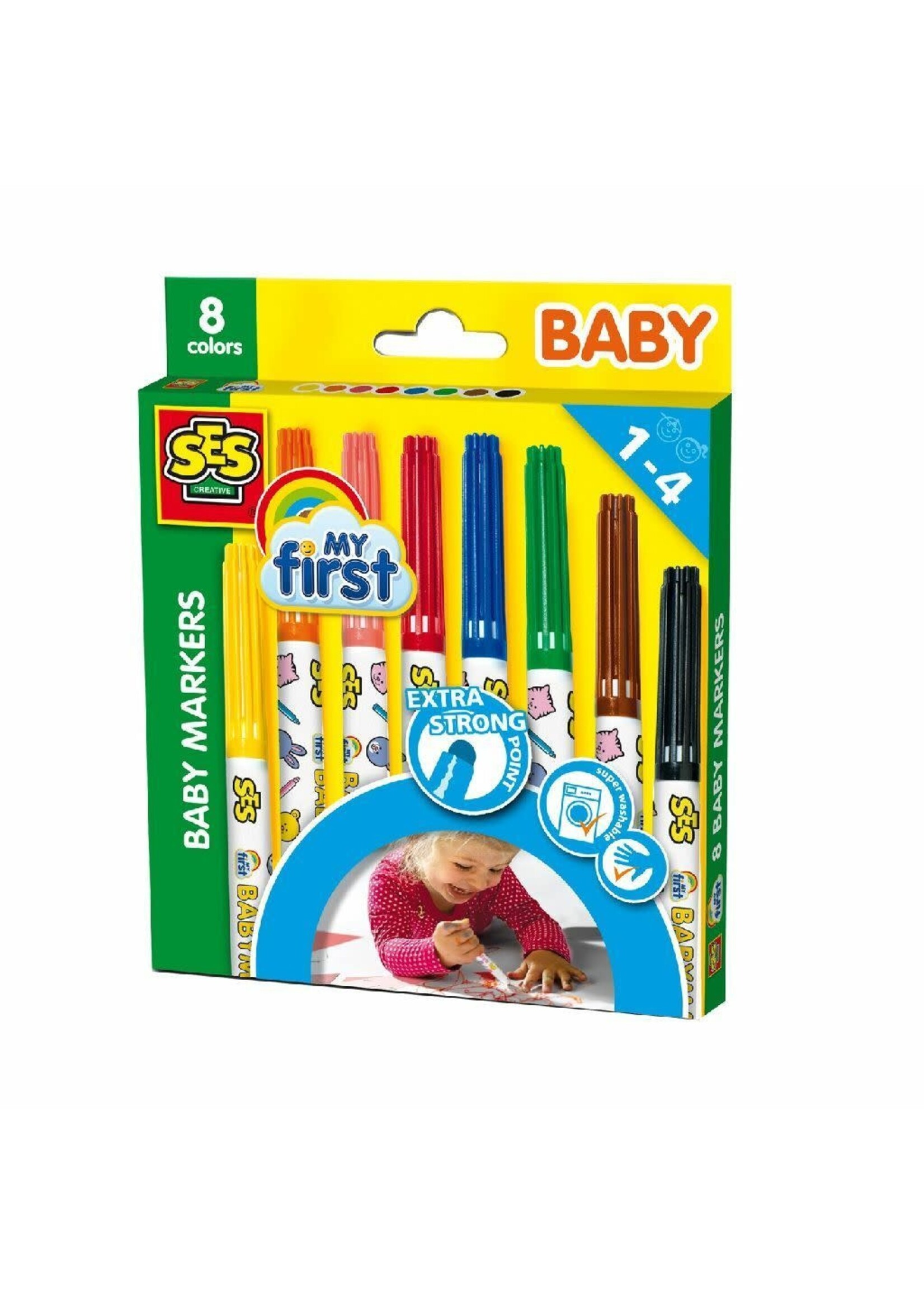 SES SES Baby Markers - 8 stuks