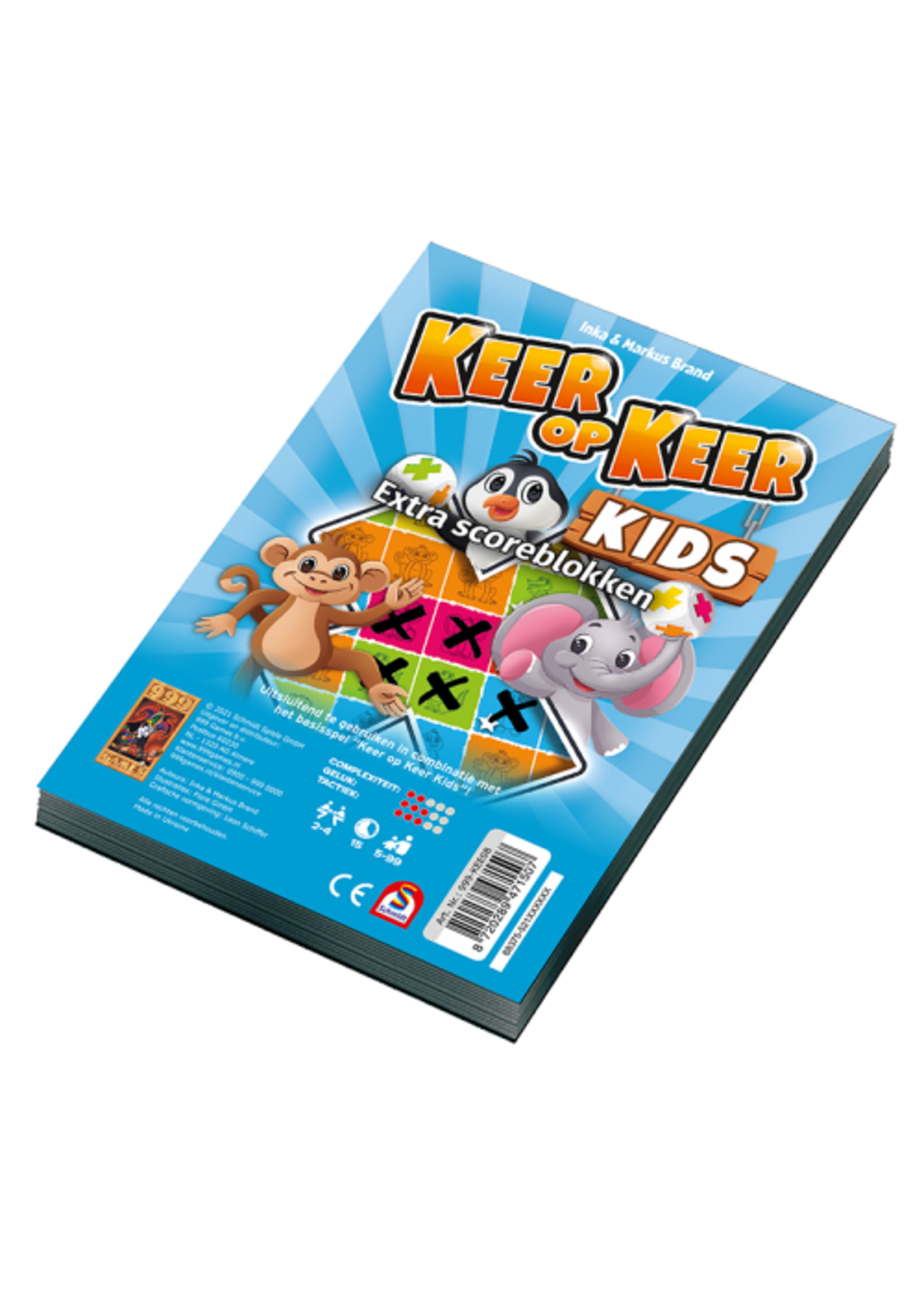 999 Games 999 Games Keer op Keer Kids extra scoreblokken (2 stuks)